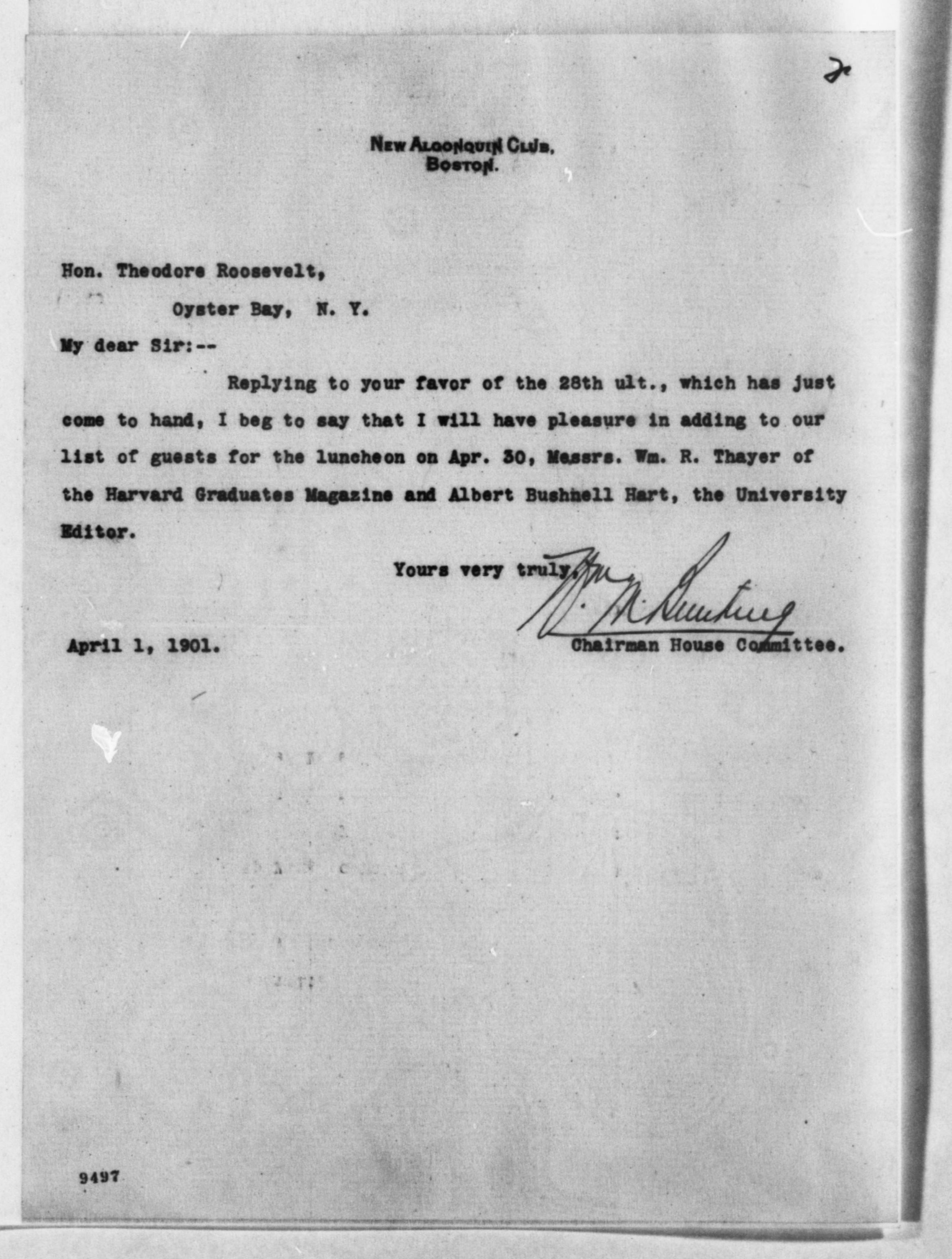 Scanned image of the current content page