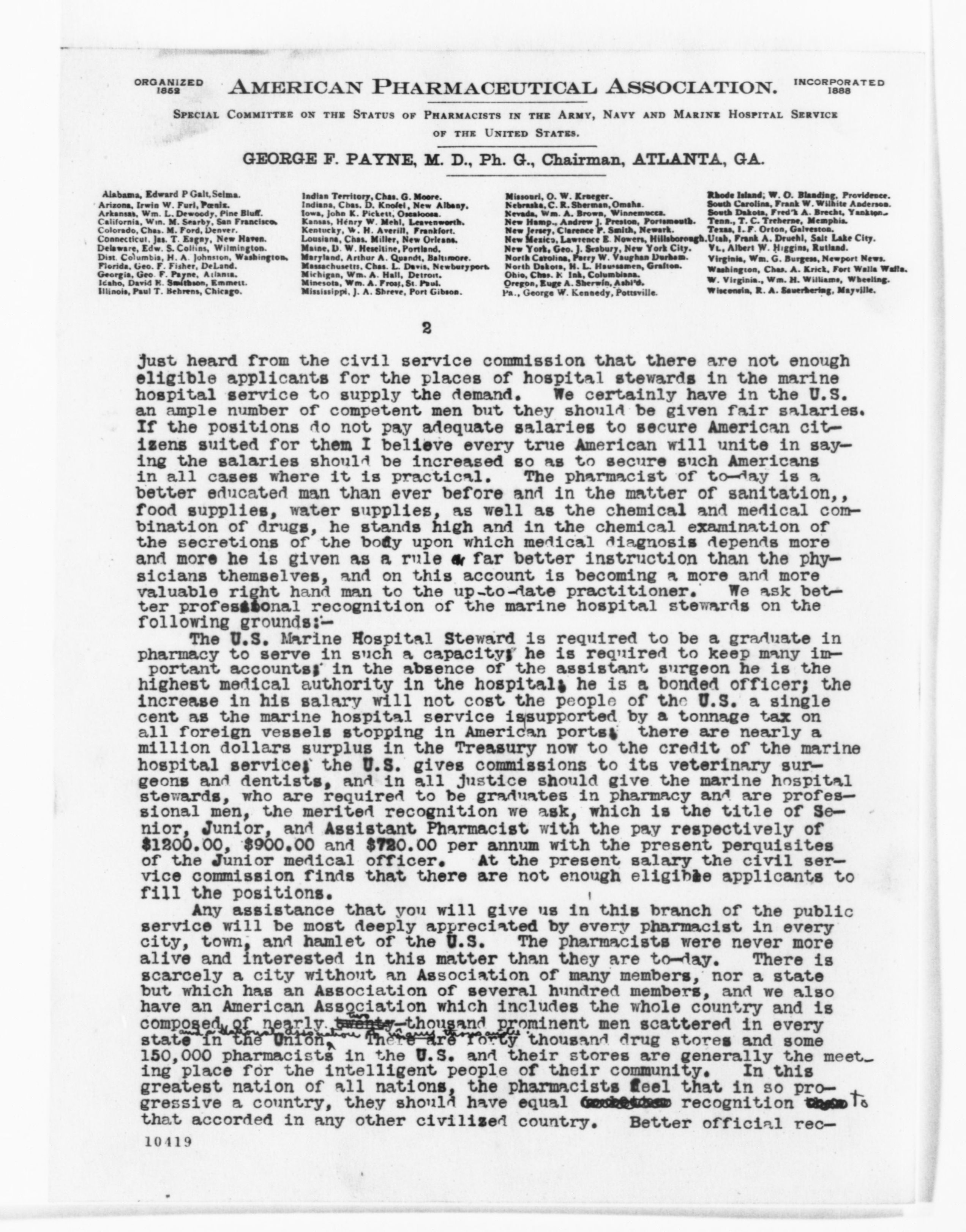 Scanned image of the current content page