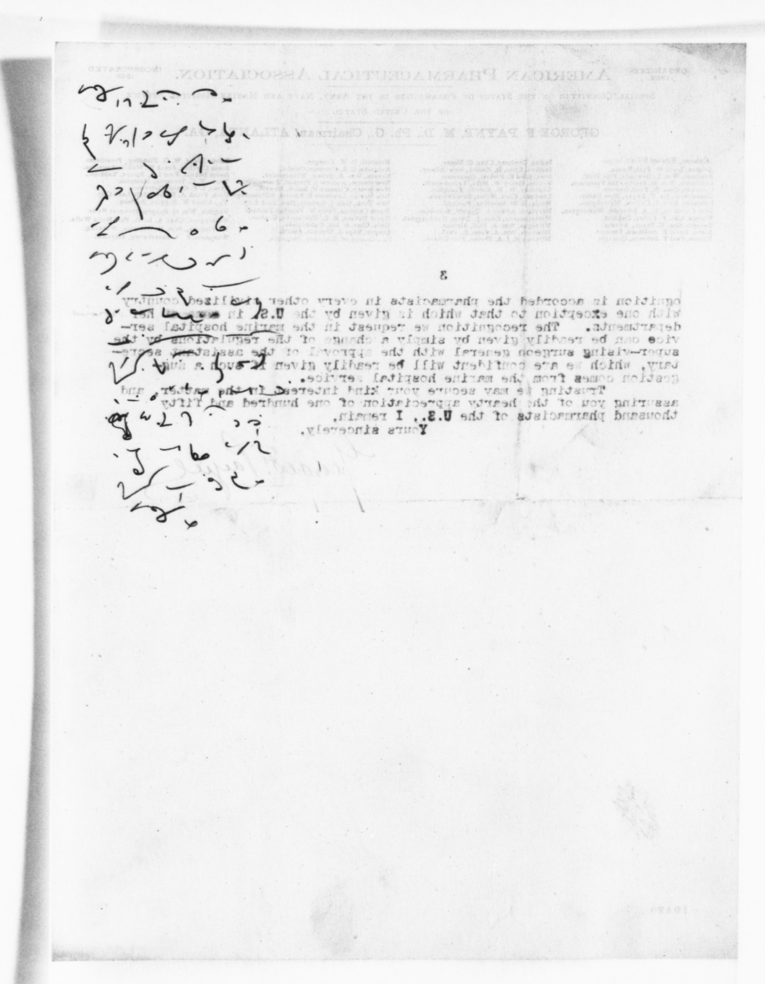 Scanned image of the current content page