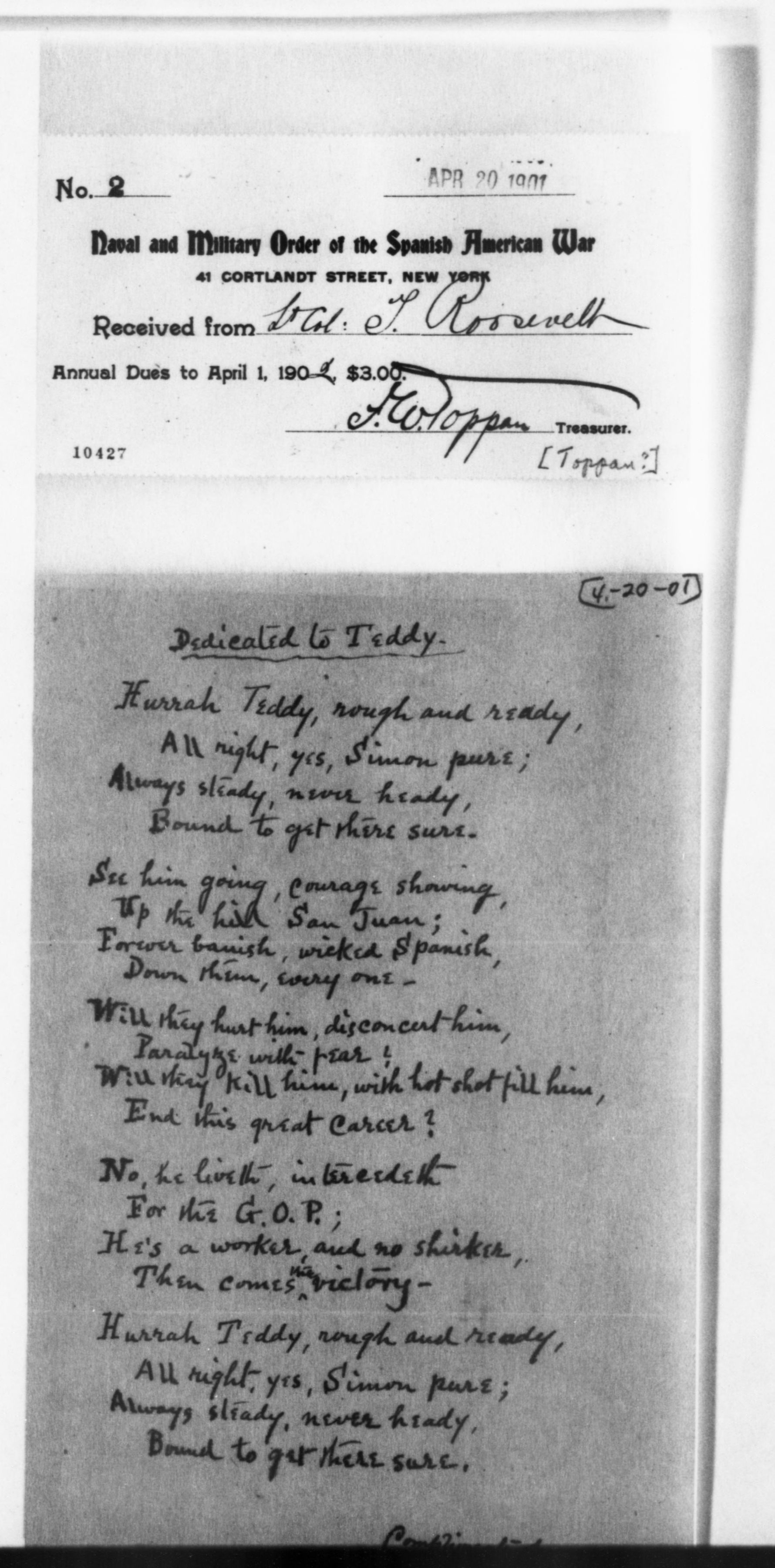 Scanned image of the current content page