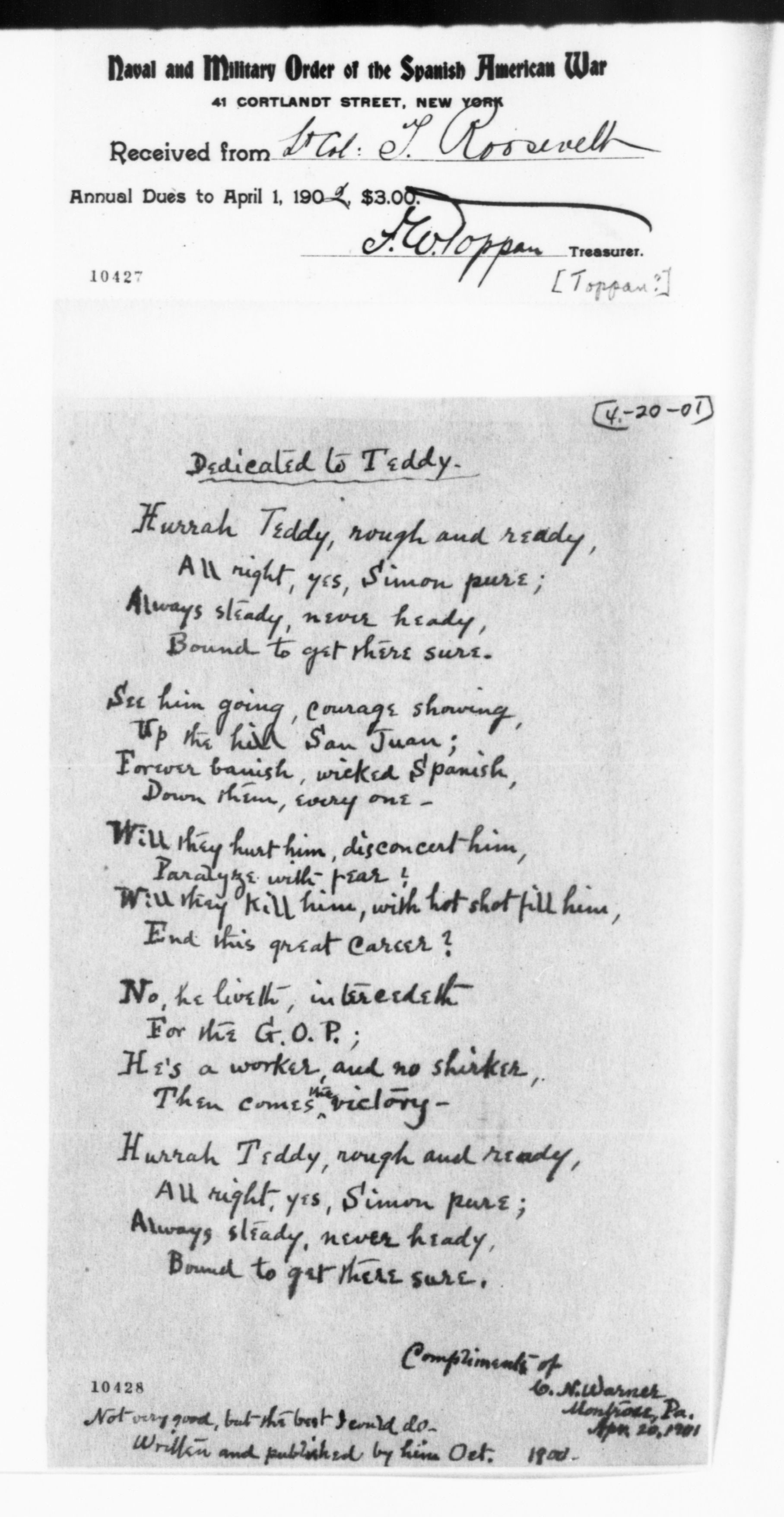 Scanned image of the current content page