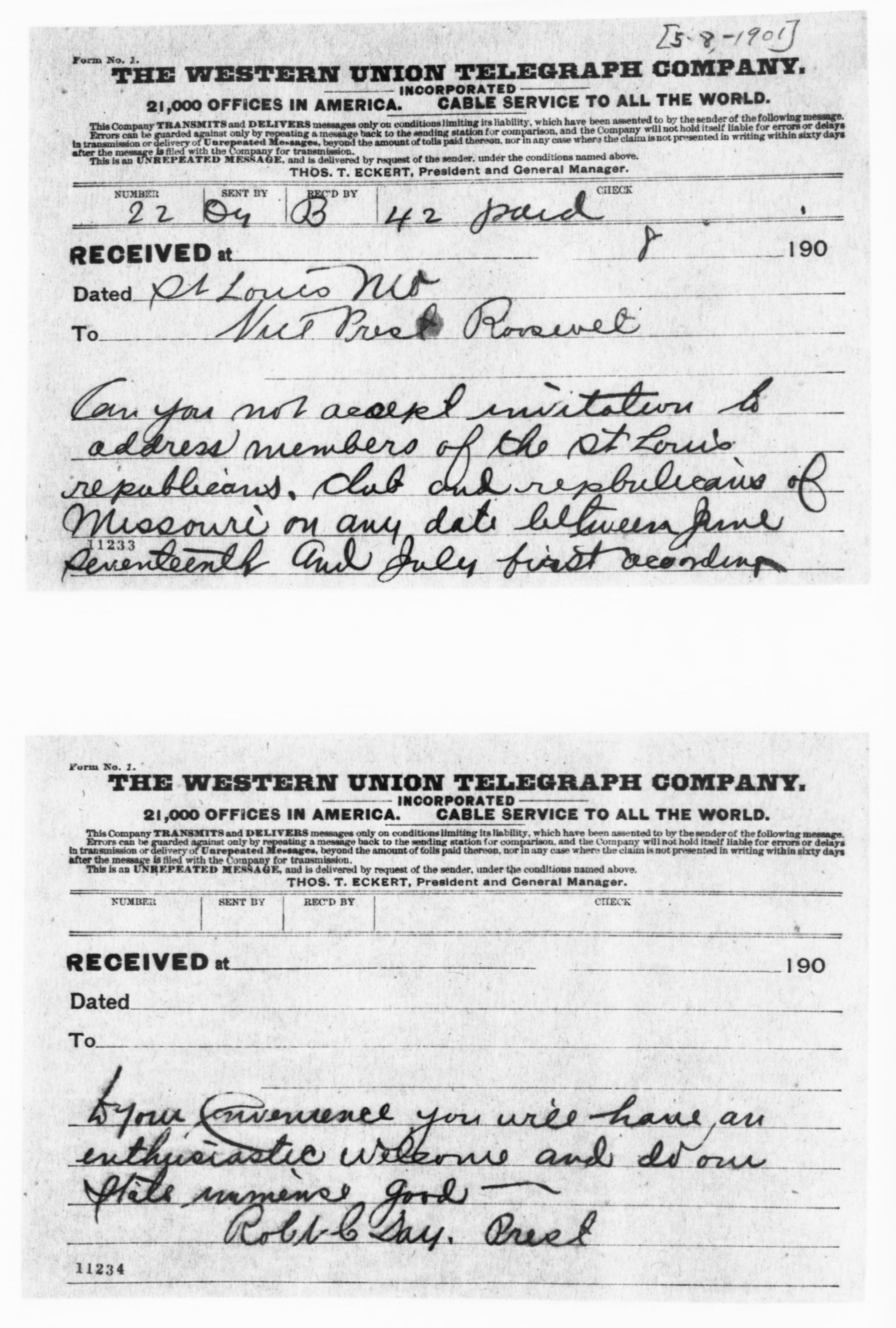 Scanned image of the current content page