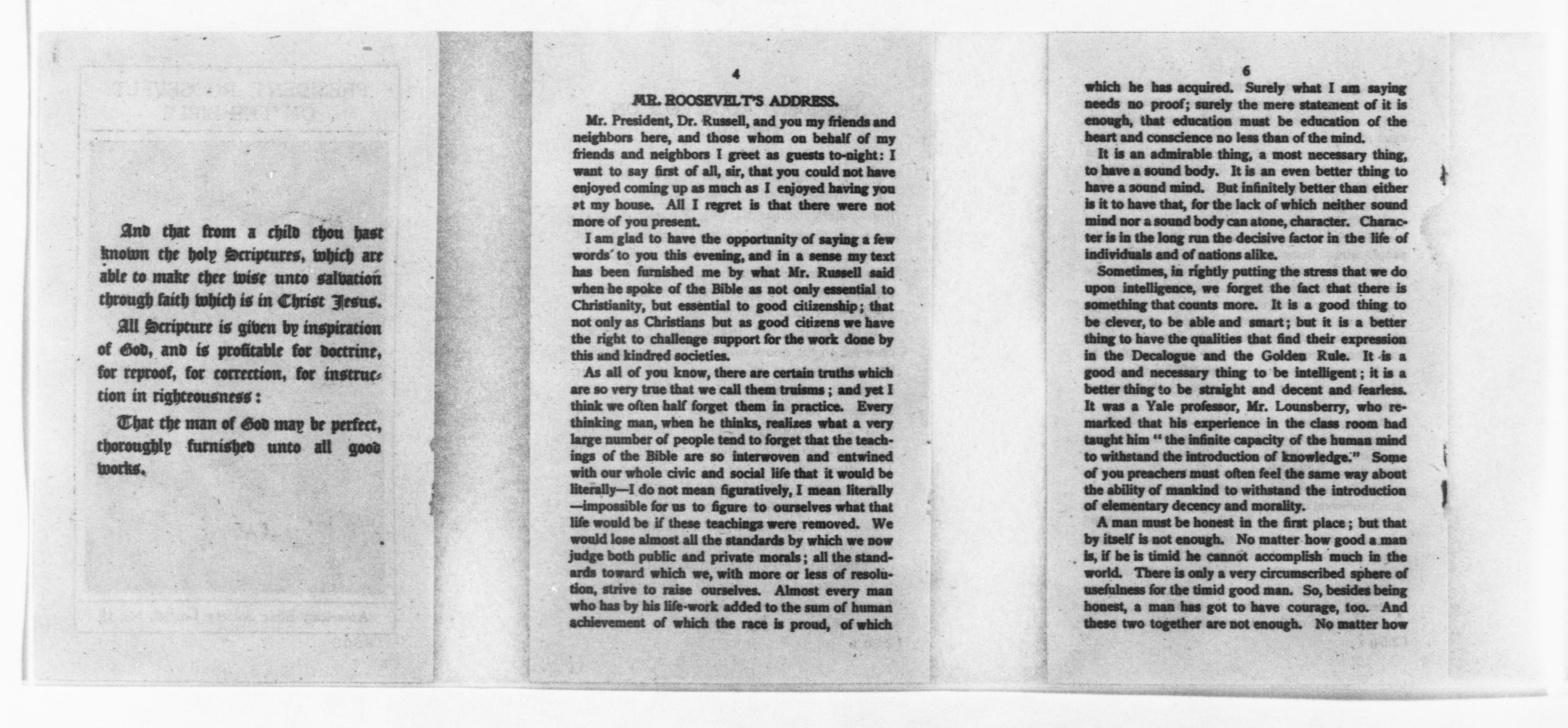 Scanned image of the current content page