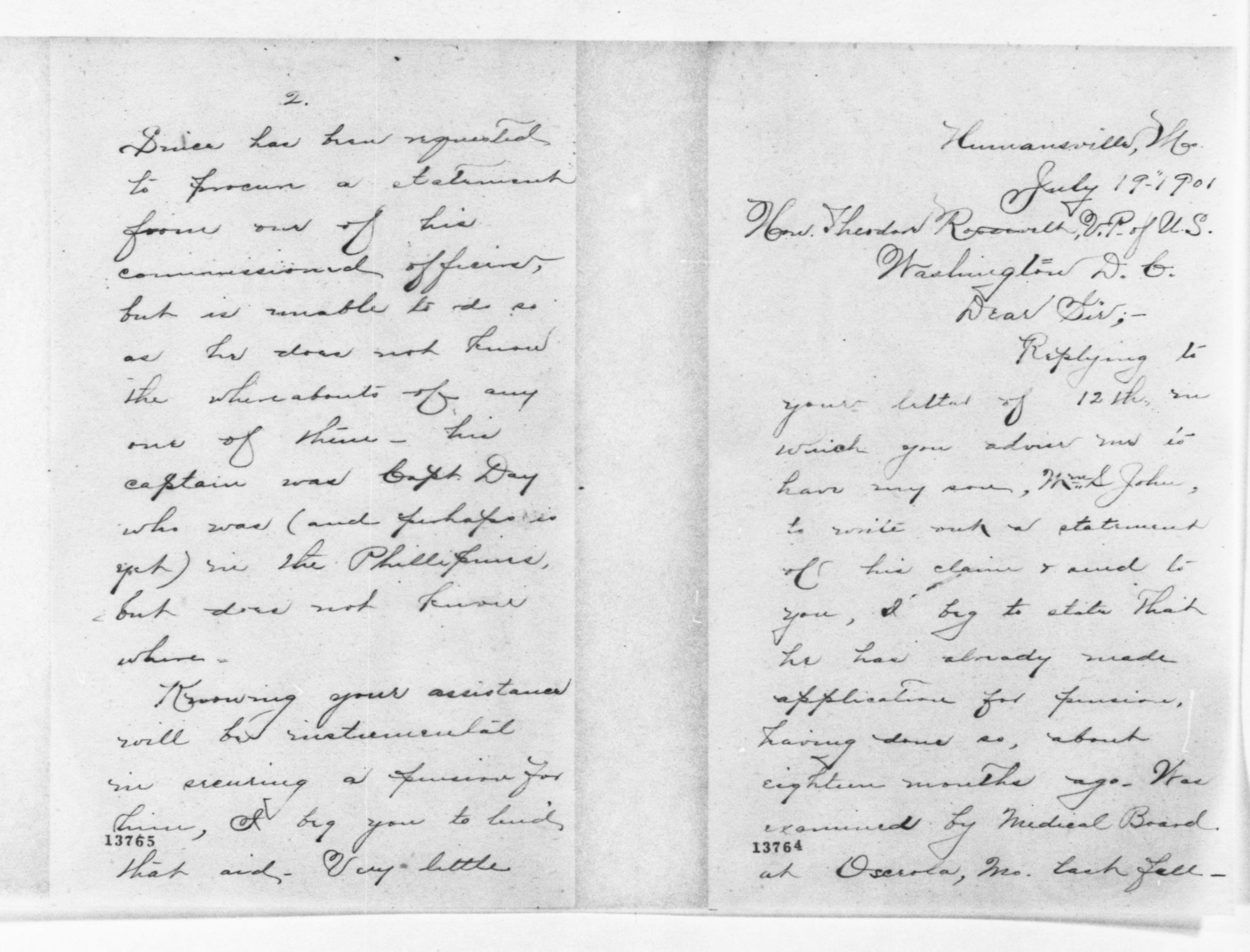 Scanned image of the current content page