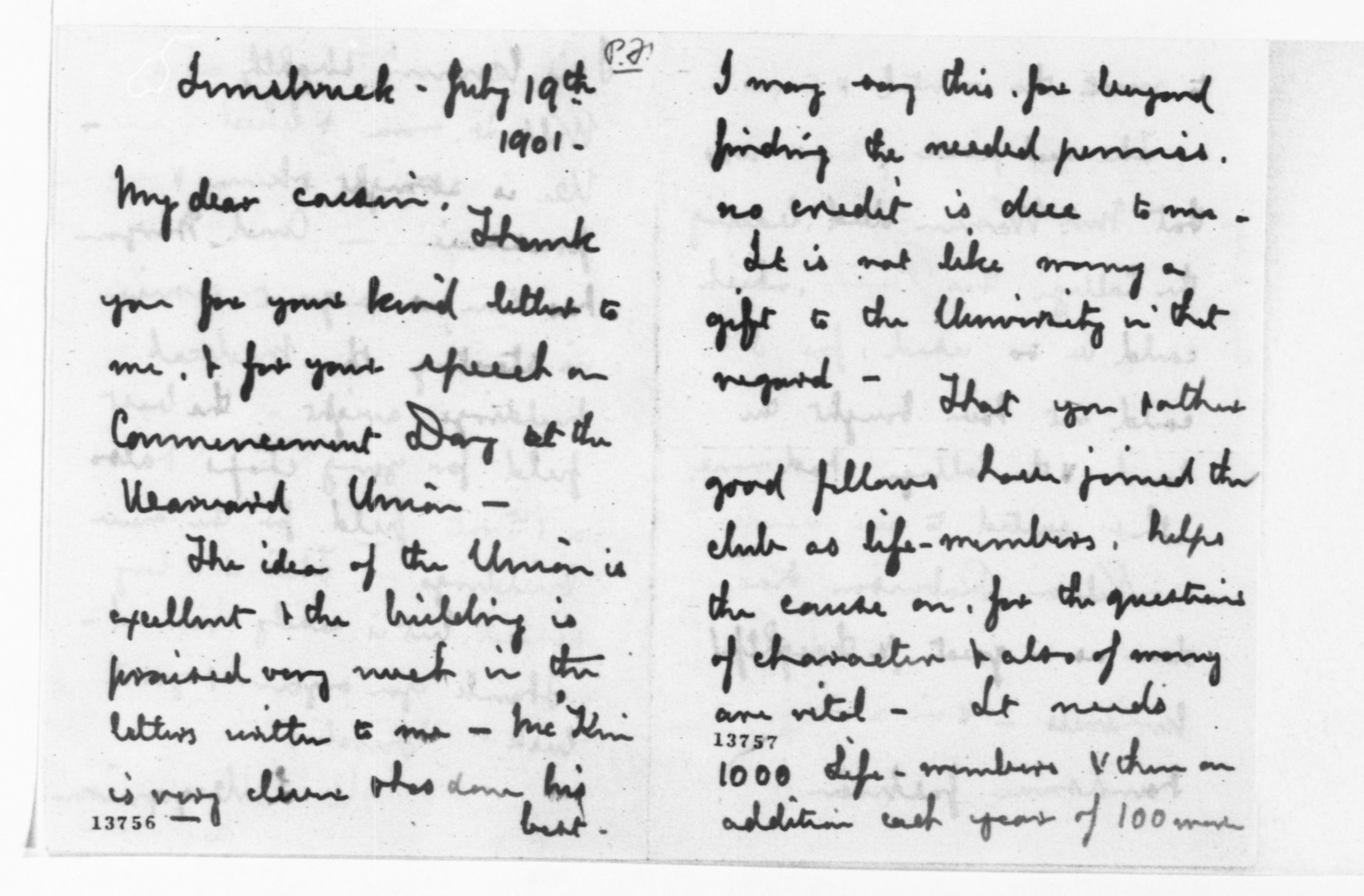 Scanned image of the current content page