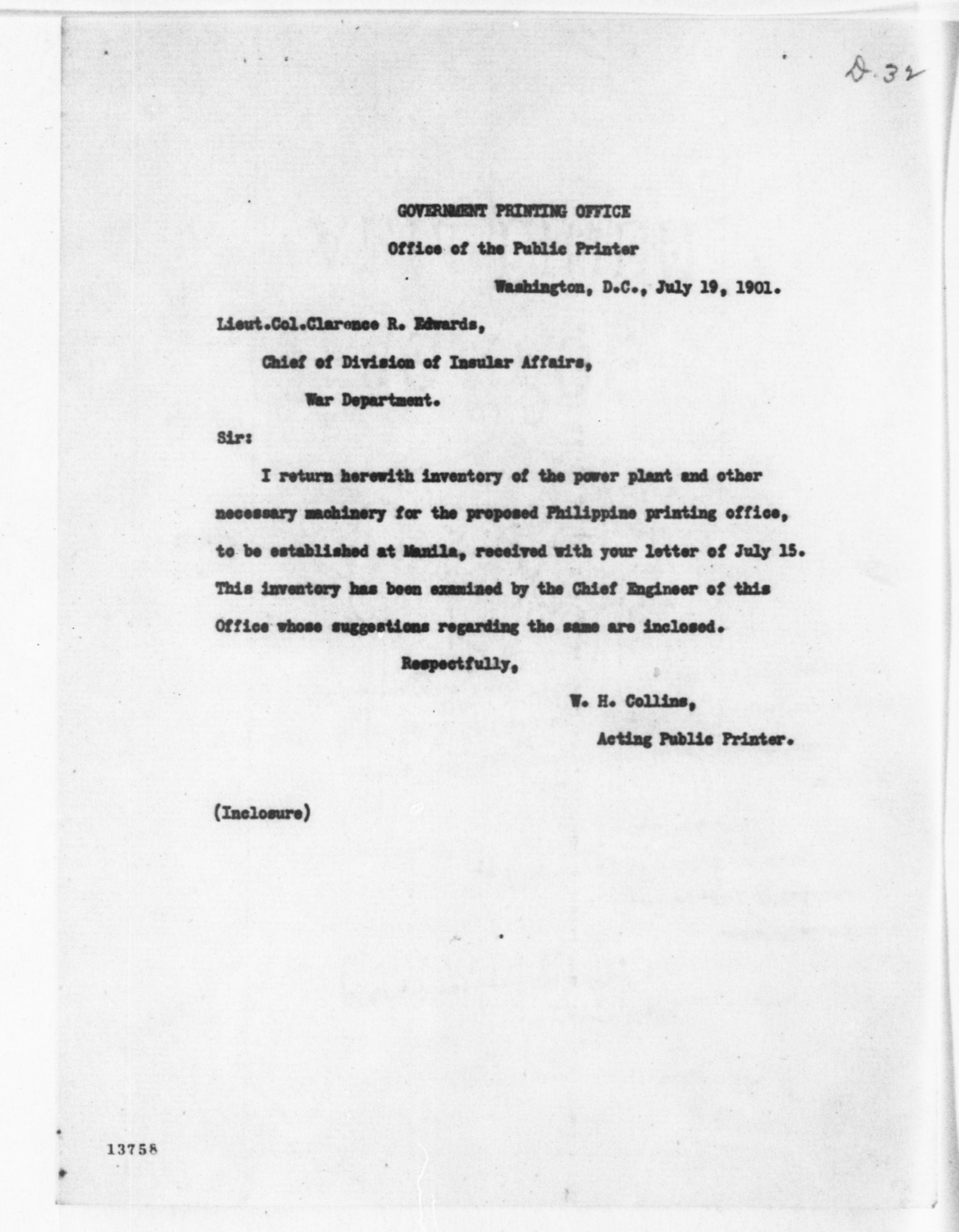 Scanned image of the current content page