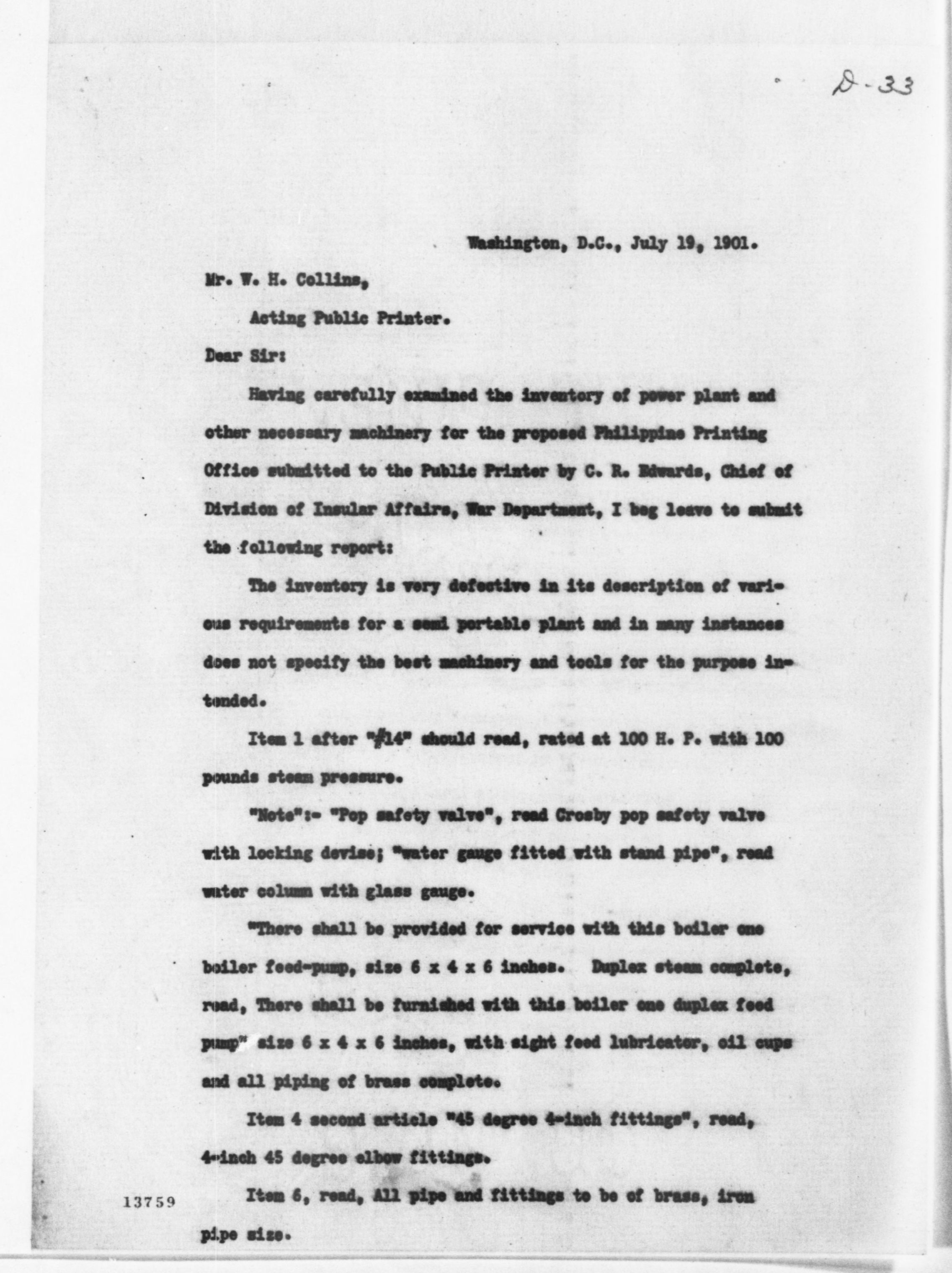 Scanned image of the current content page