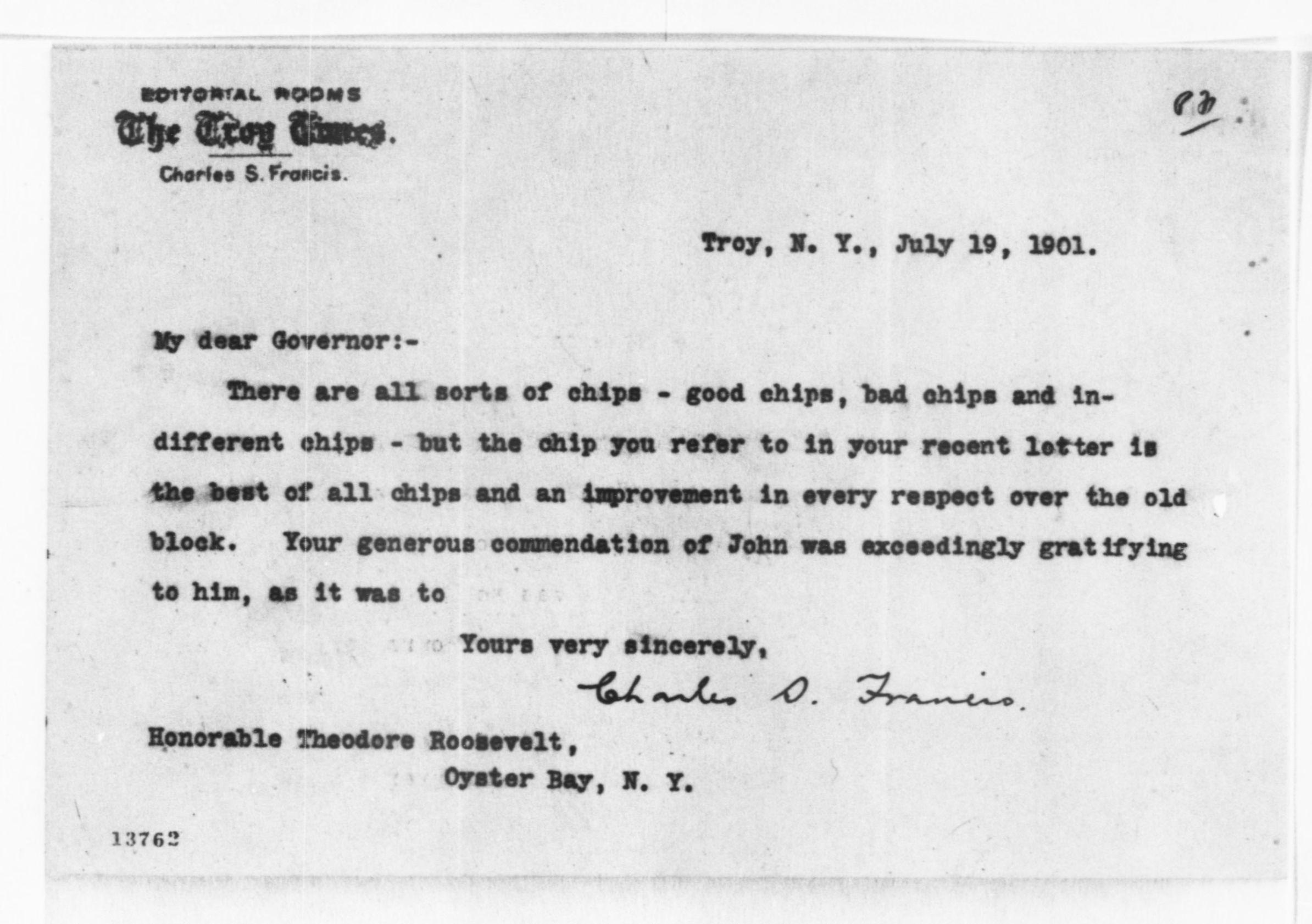 Scanned image of the current content page