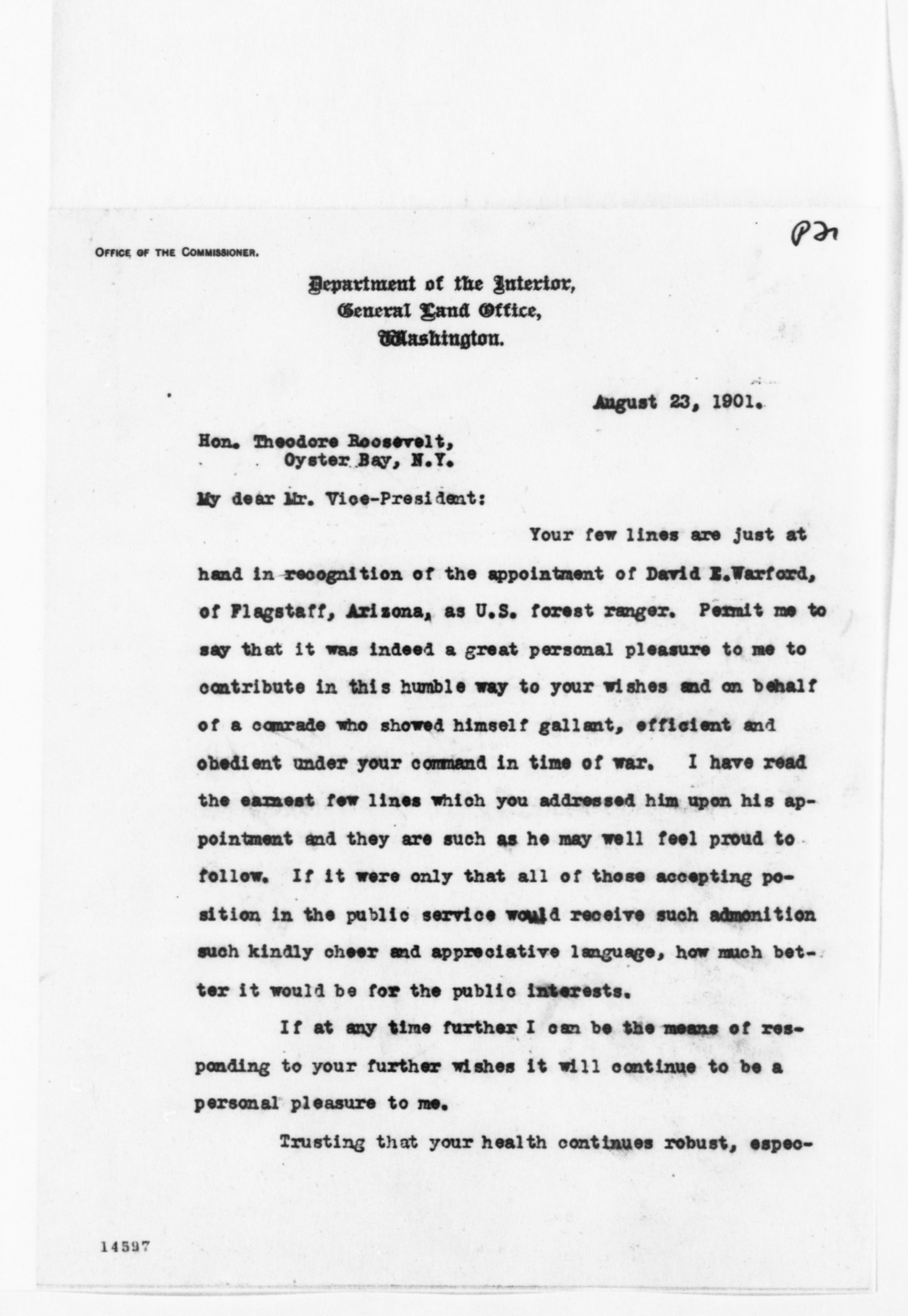 Scanned image of the current content page