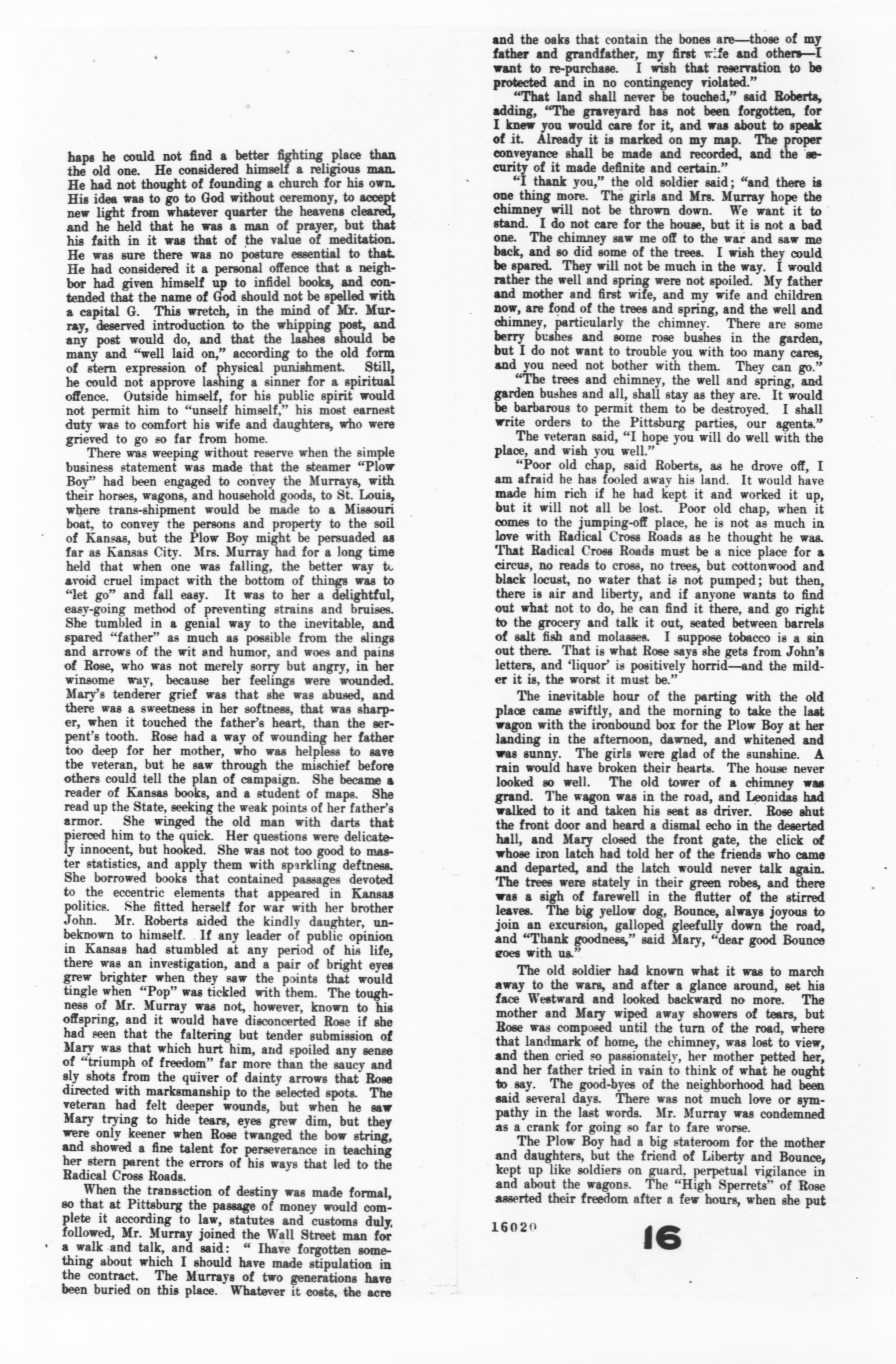 Scanned image of the current content page