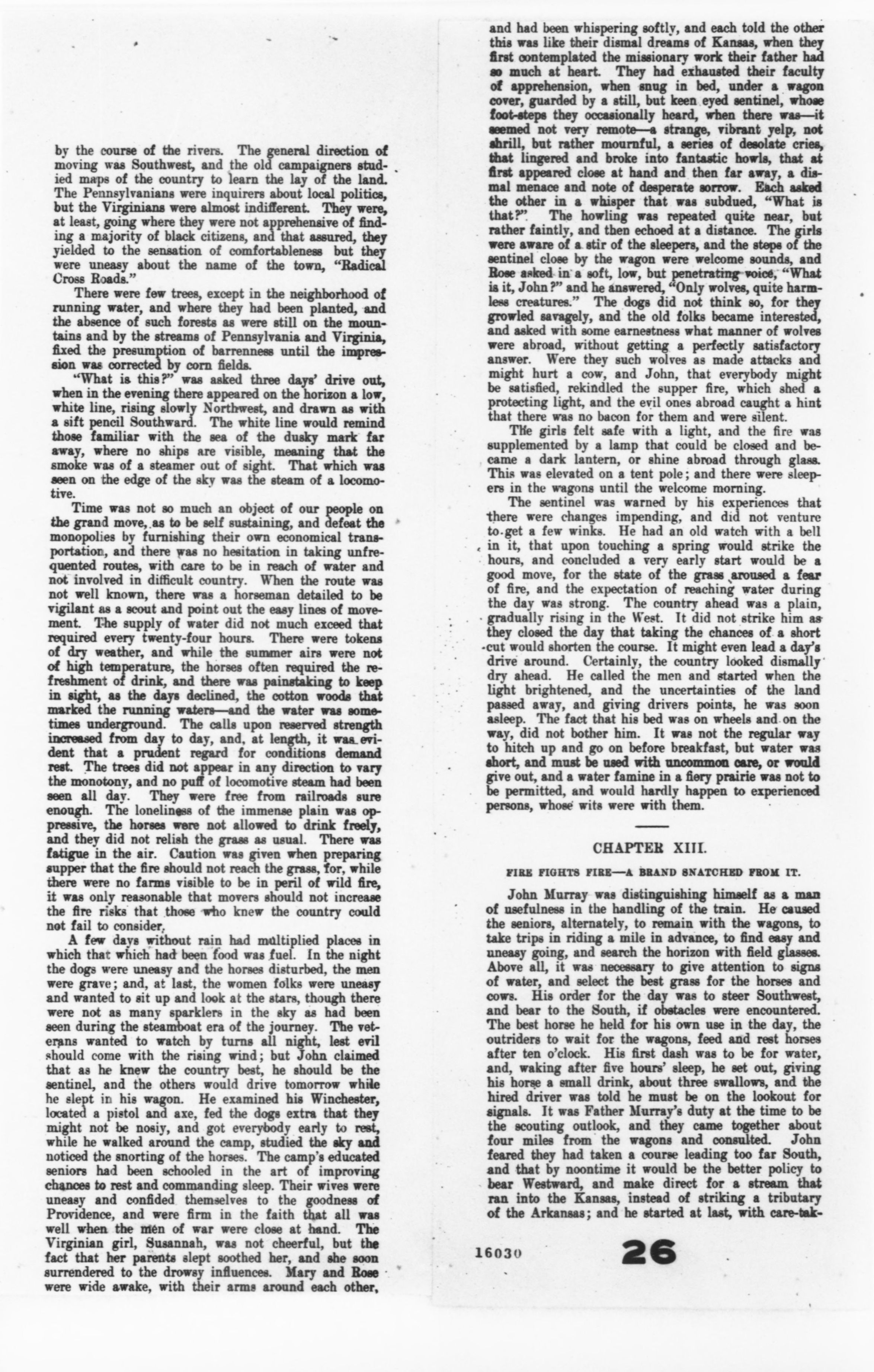 Scanned image of the current content page