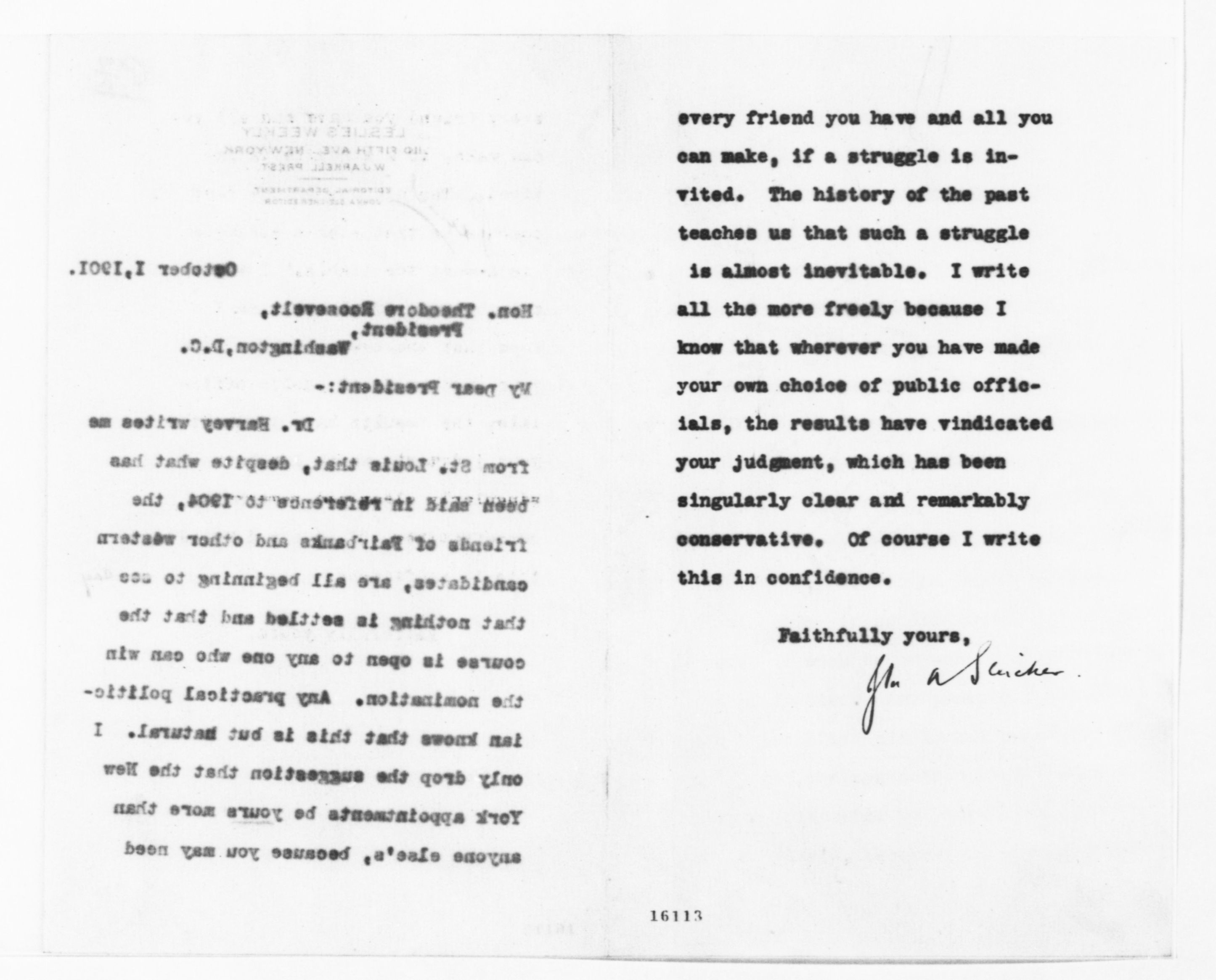 Scanned image of the current content page