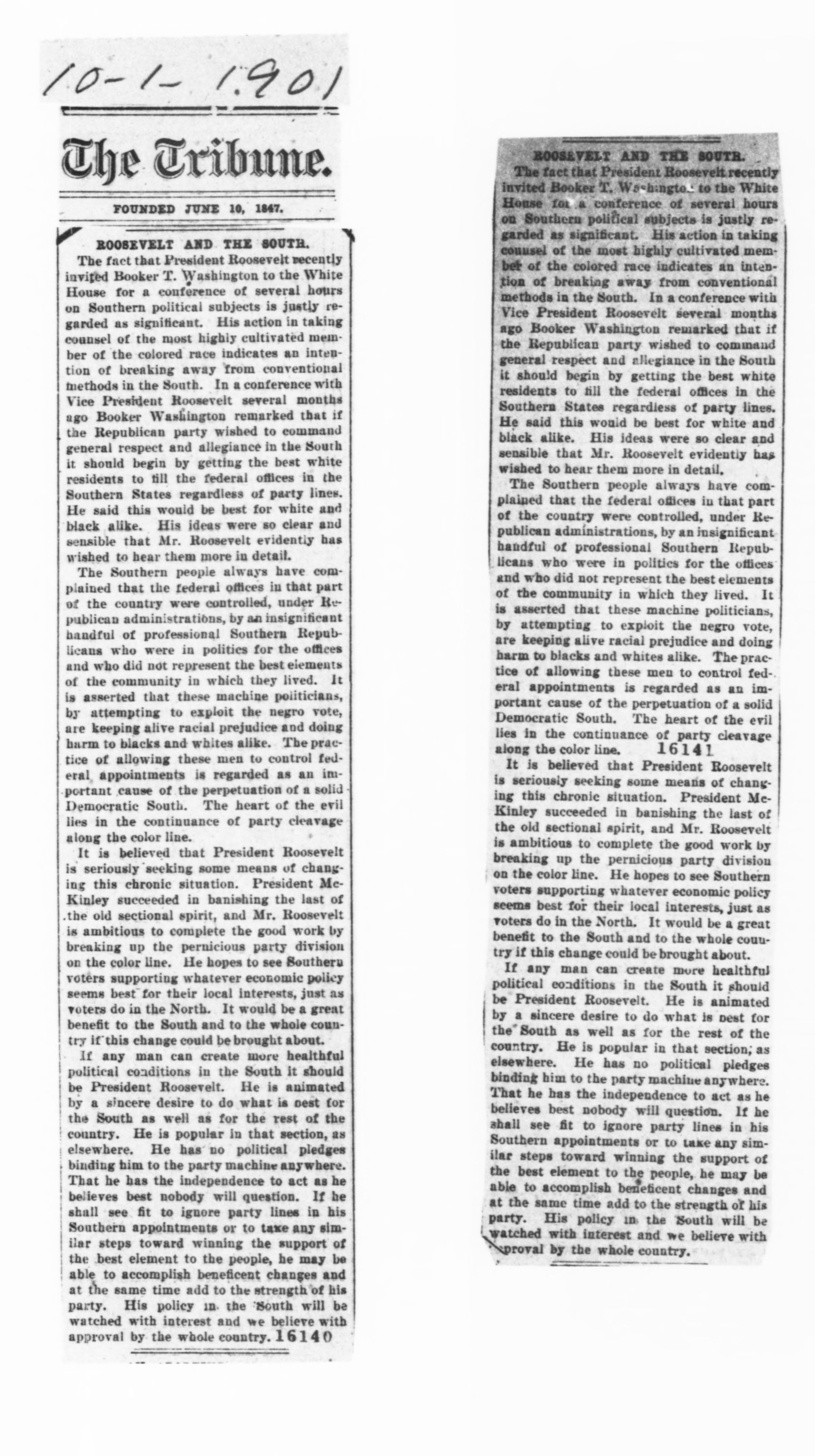 Scanned image of the current content page