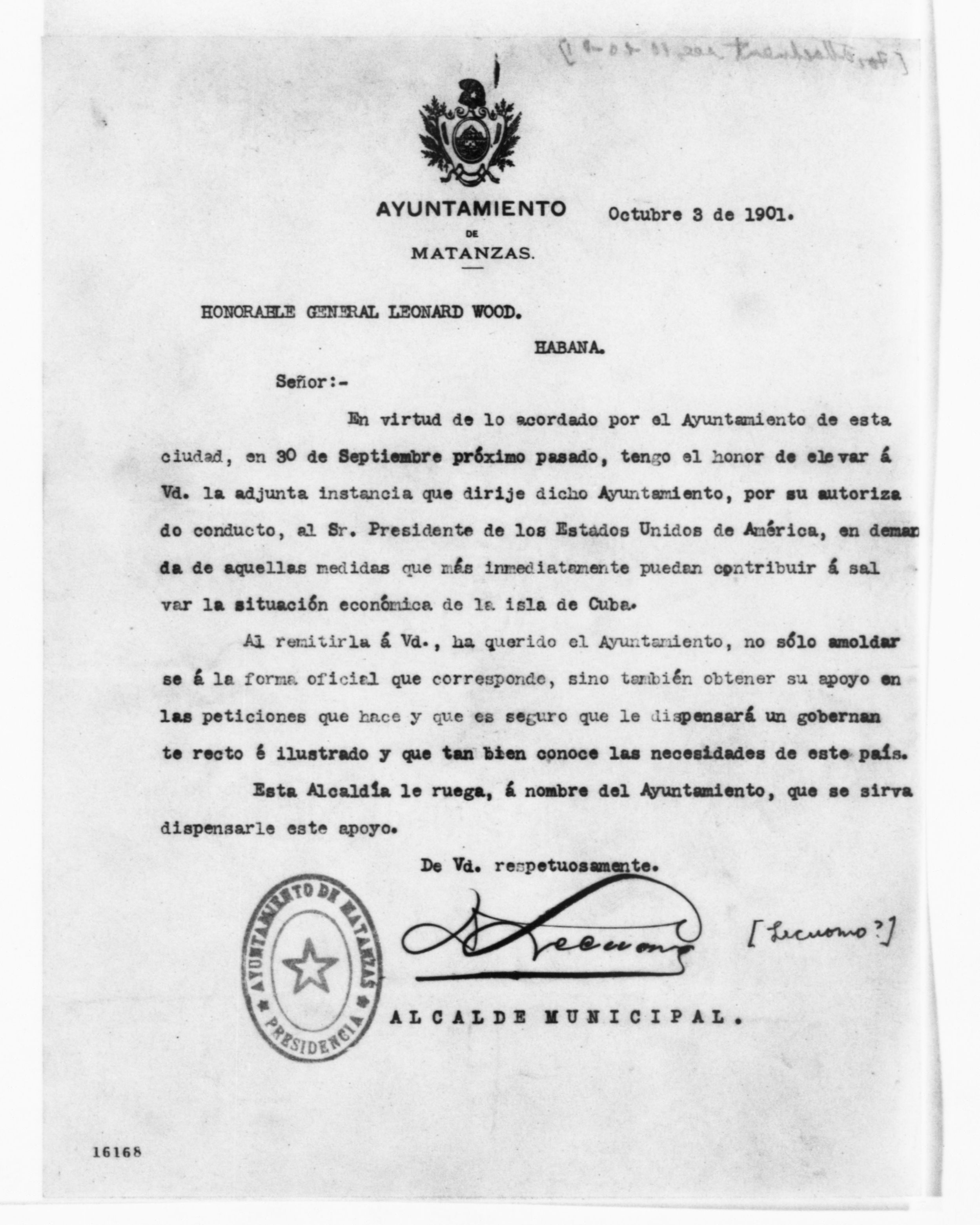 Scanned image of the current content page