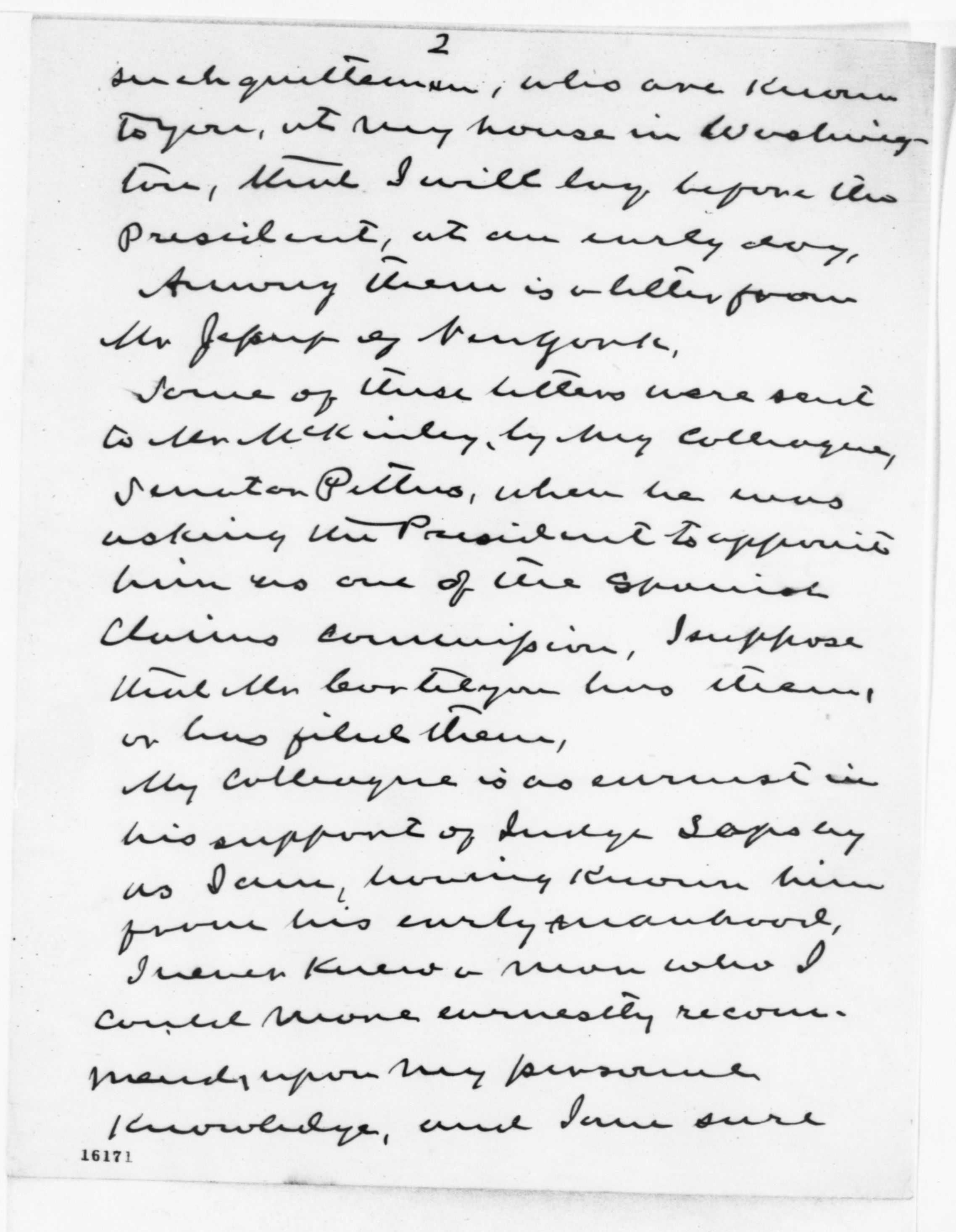 Scanned image of the current content page