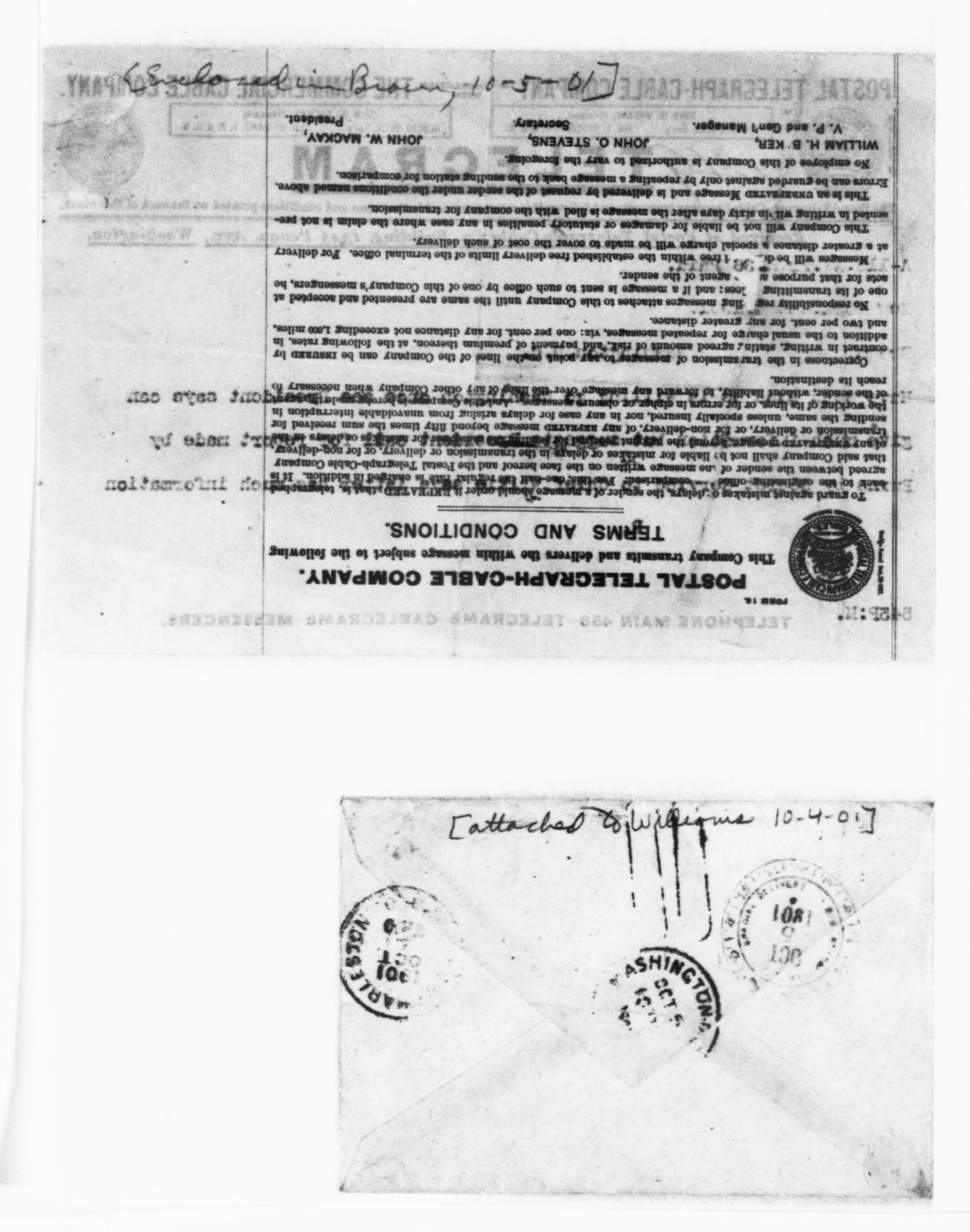 Scanned image of the current content page