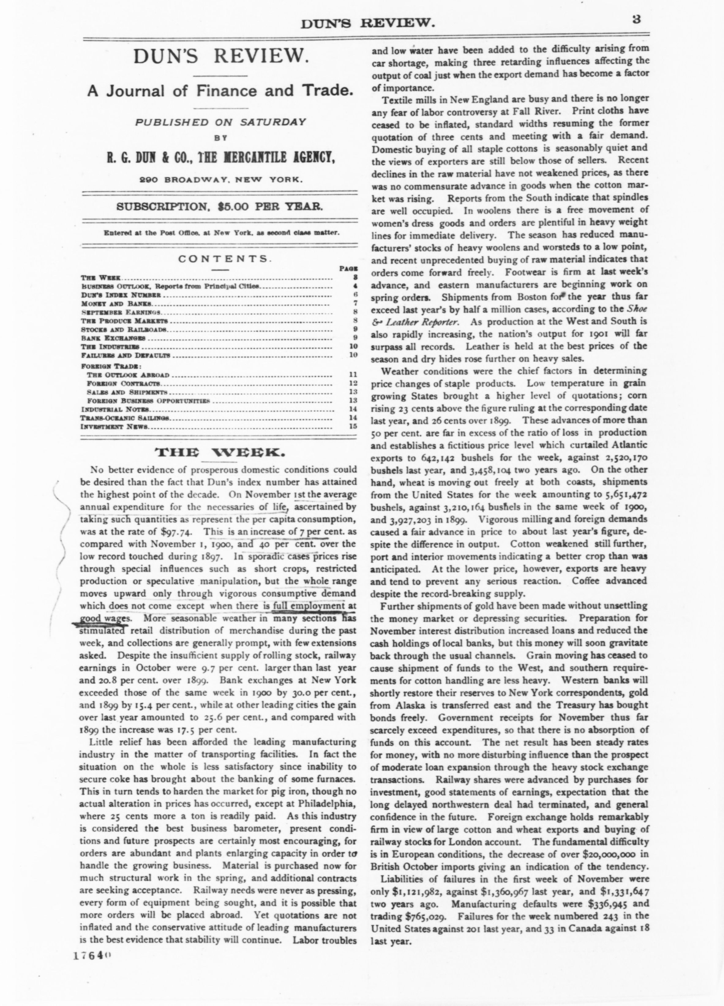 Scanned image of the current content page