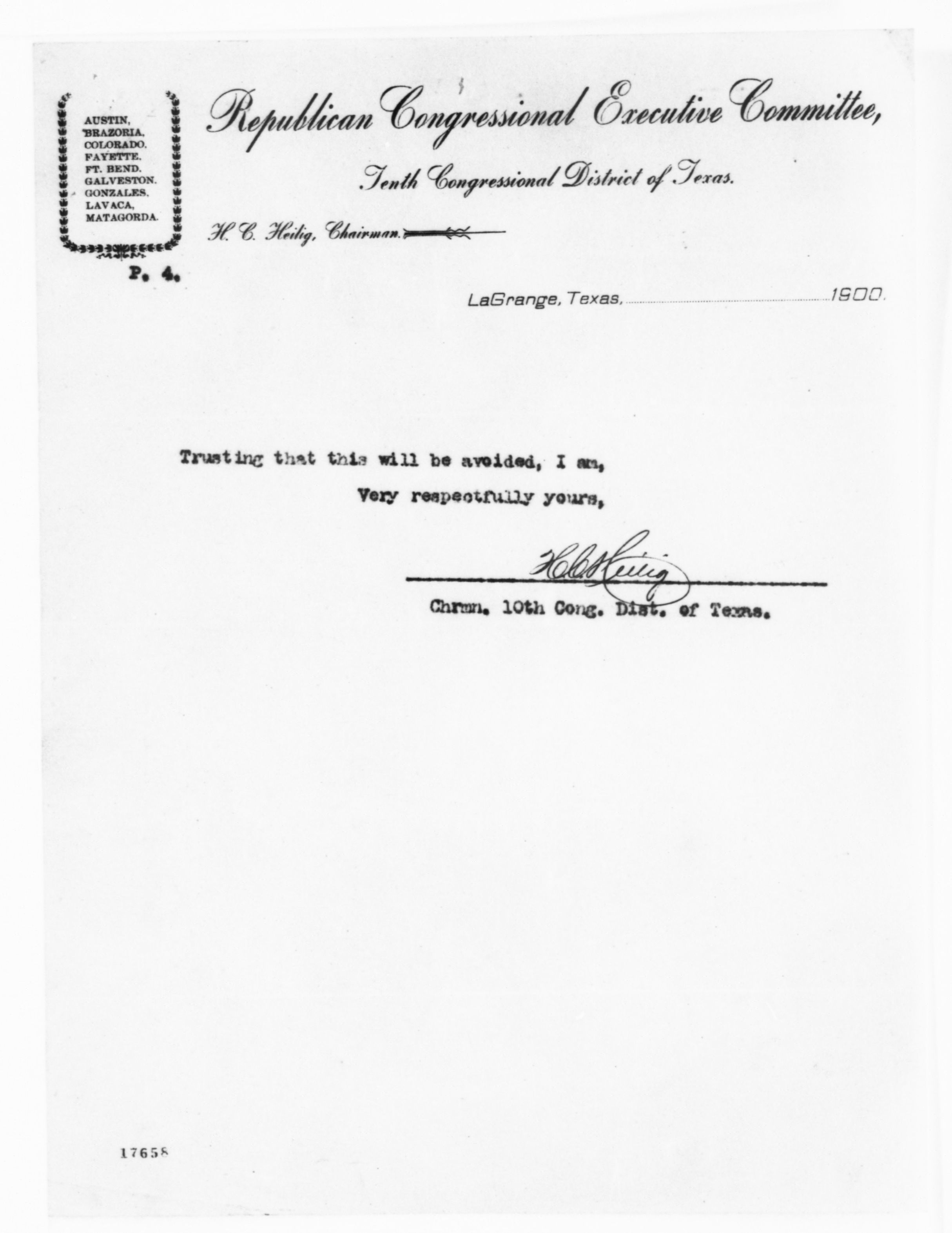 Scanned image of the current content page