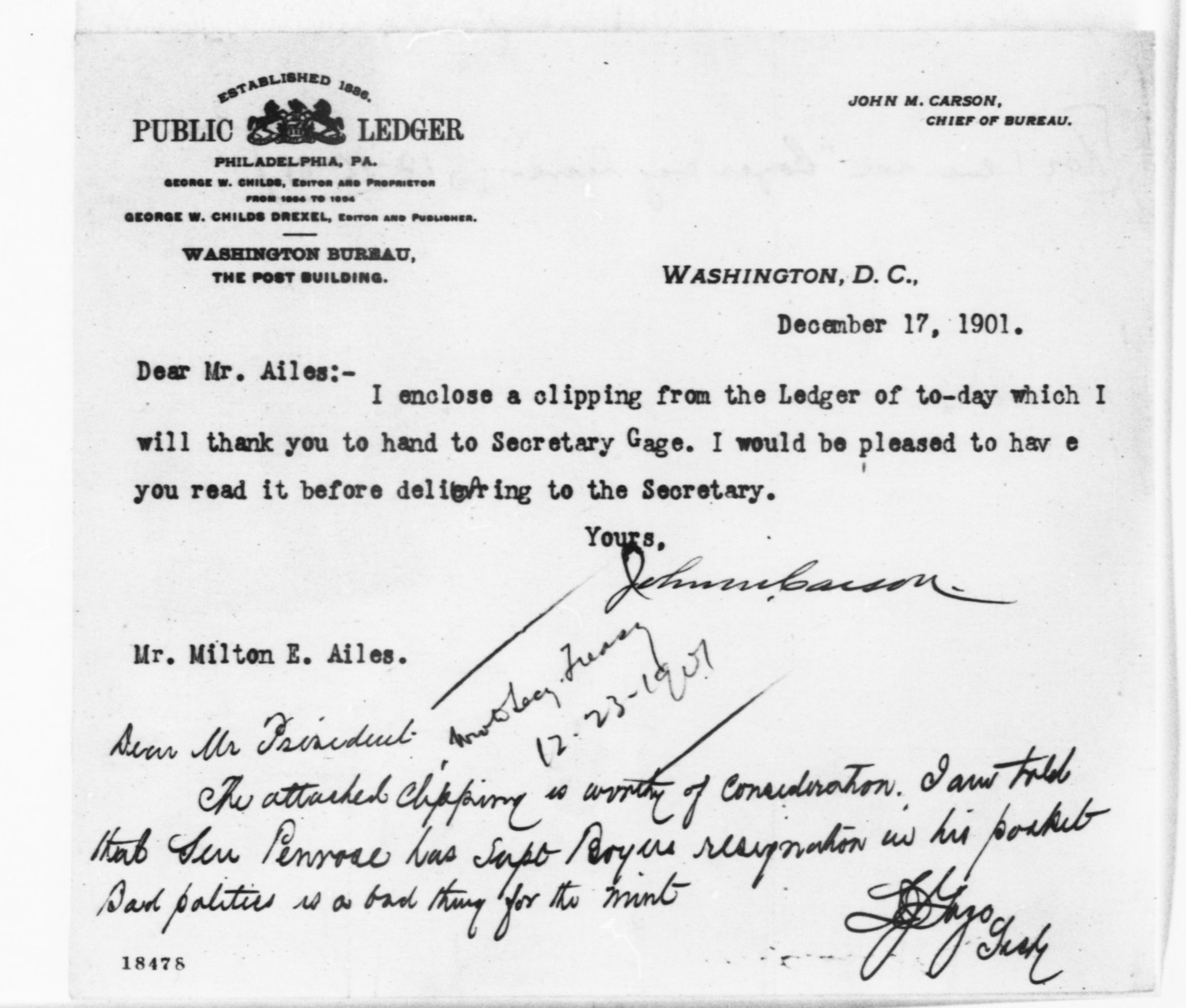 Scanned image of the current content page