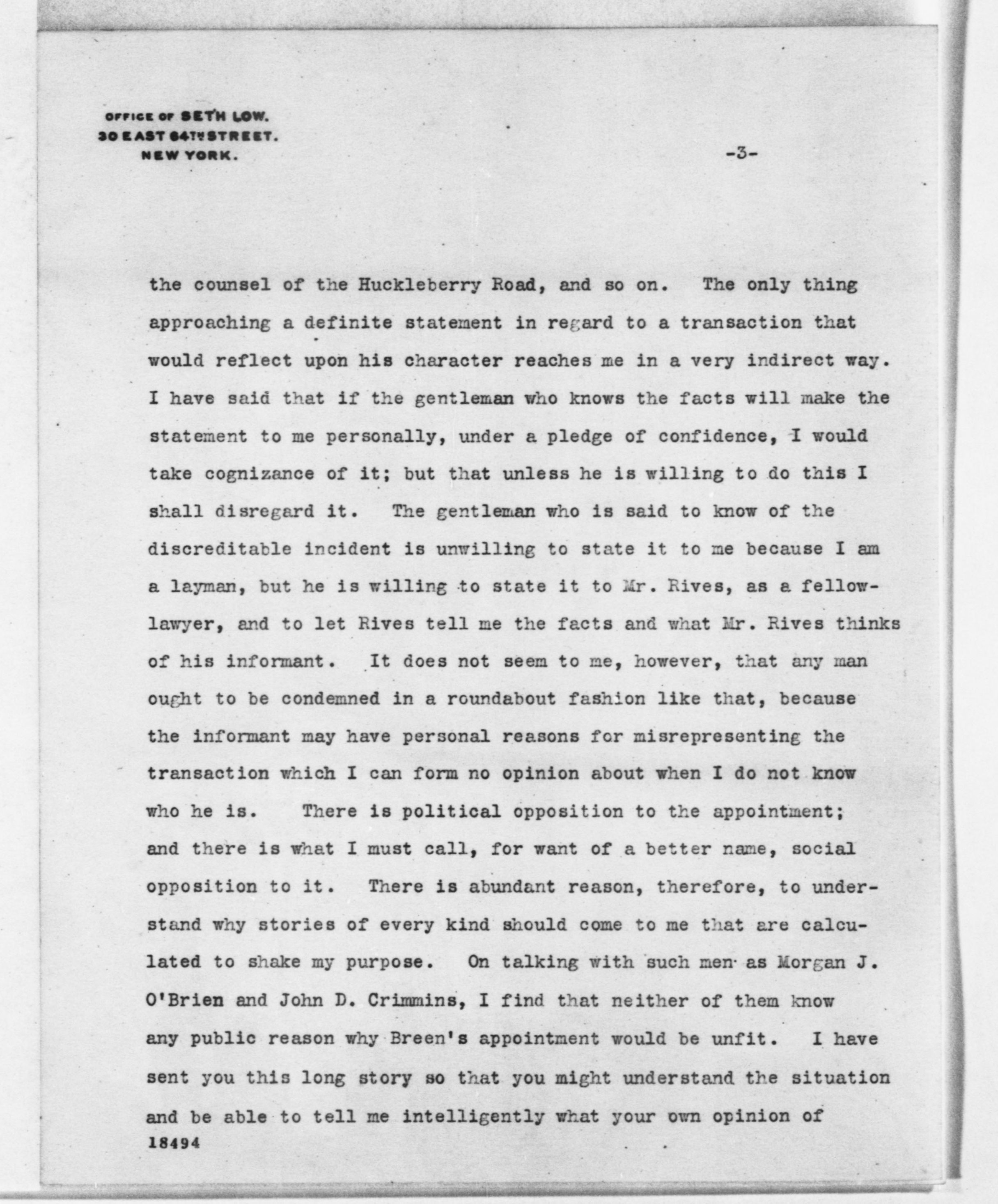 Scanned image of the current content page