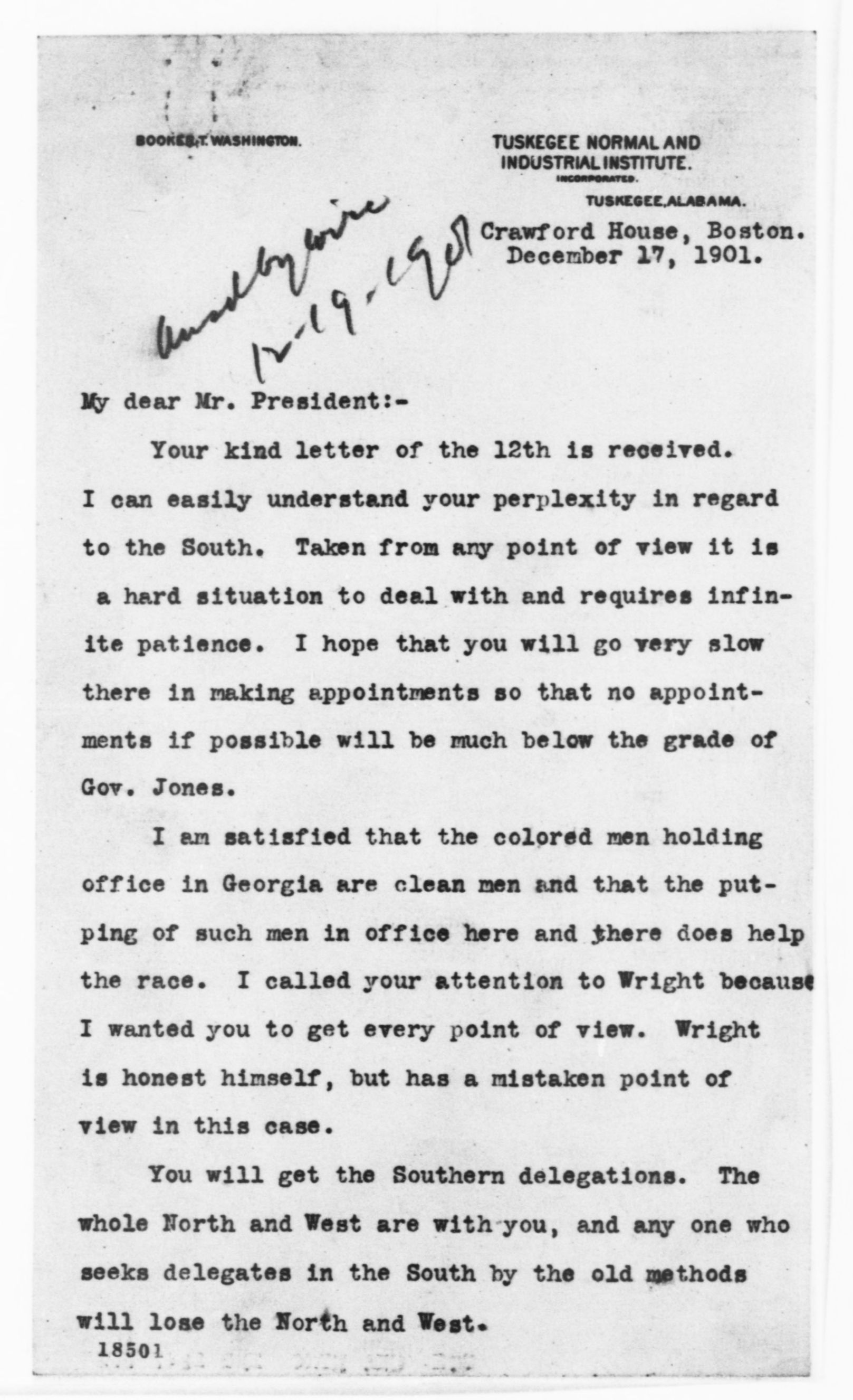 Scanned image of the current content page