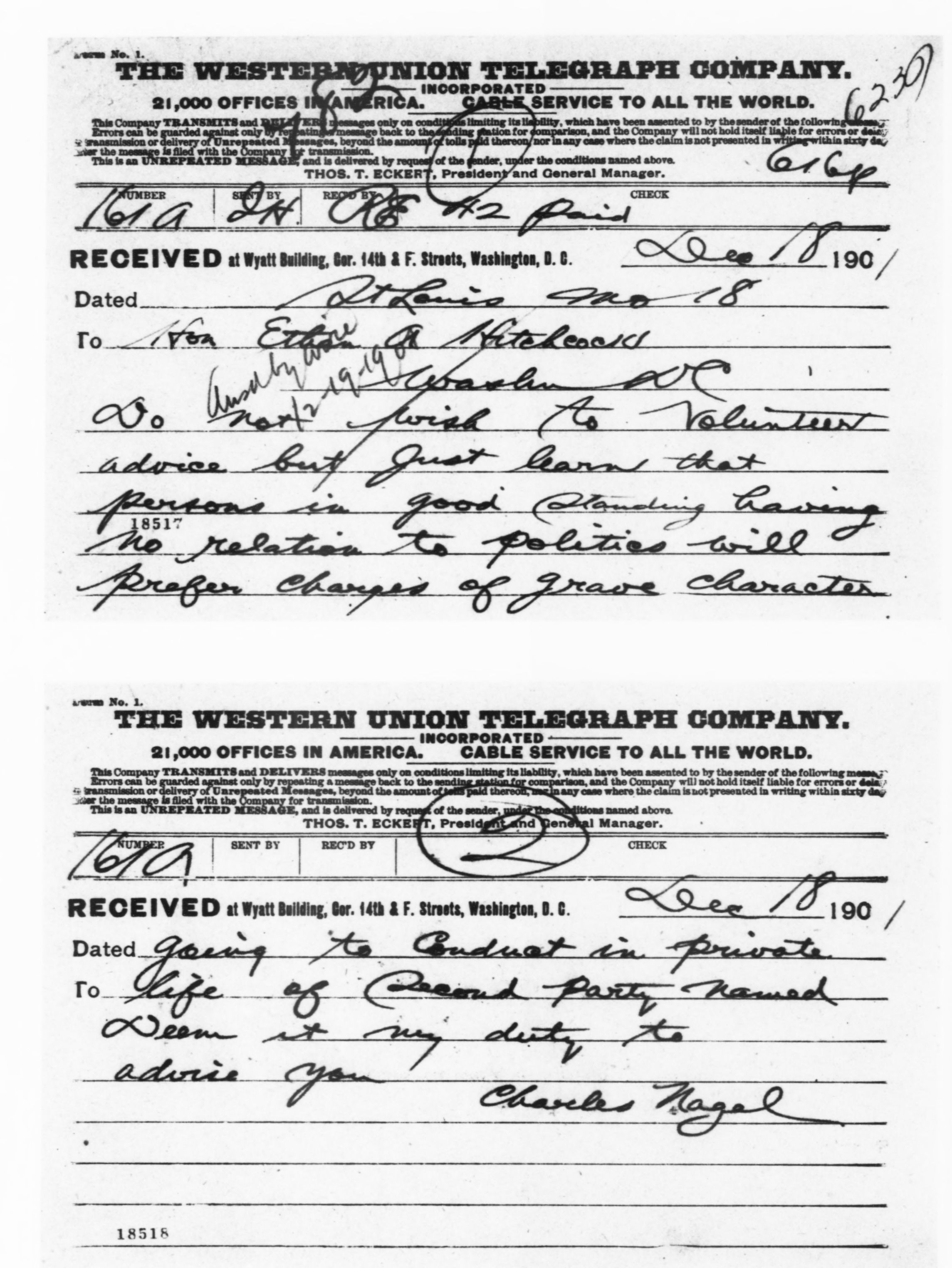 Scanned image of the current content page