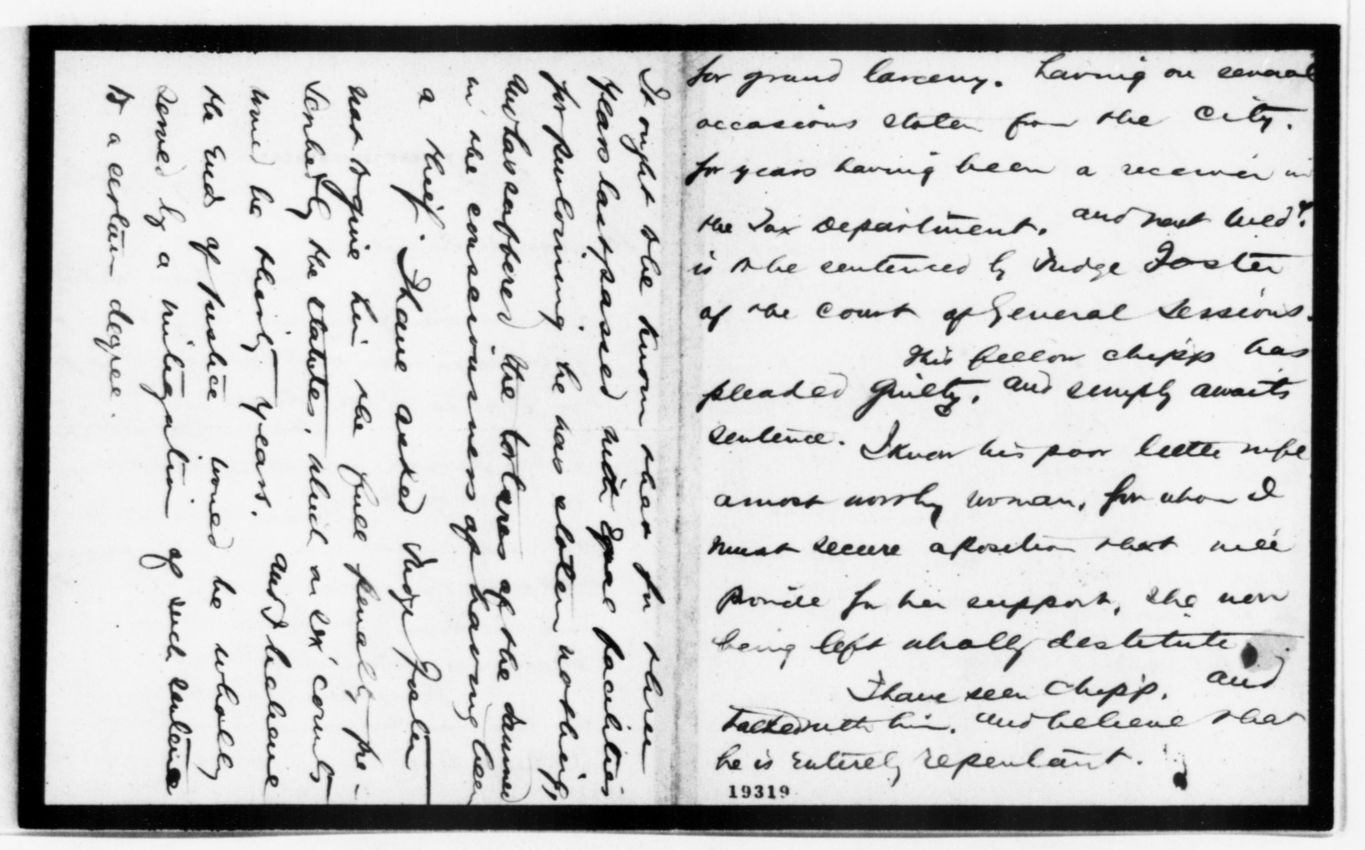 Scanned image of the current content page