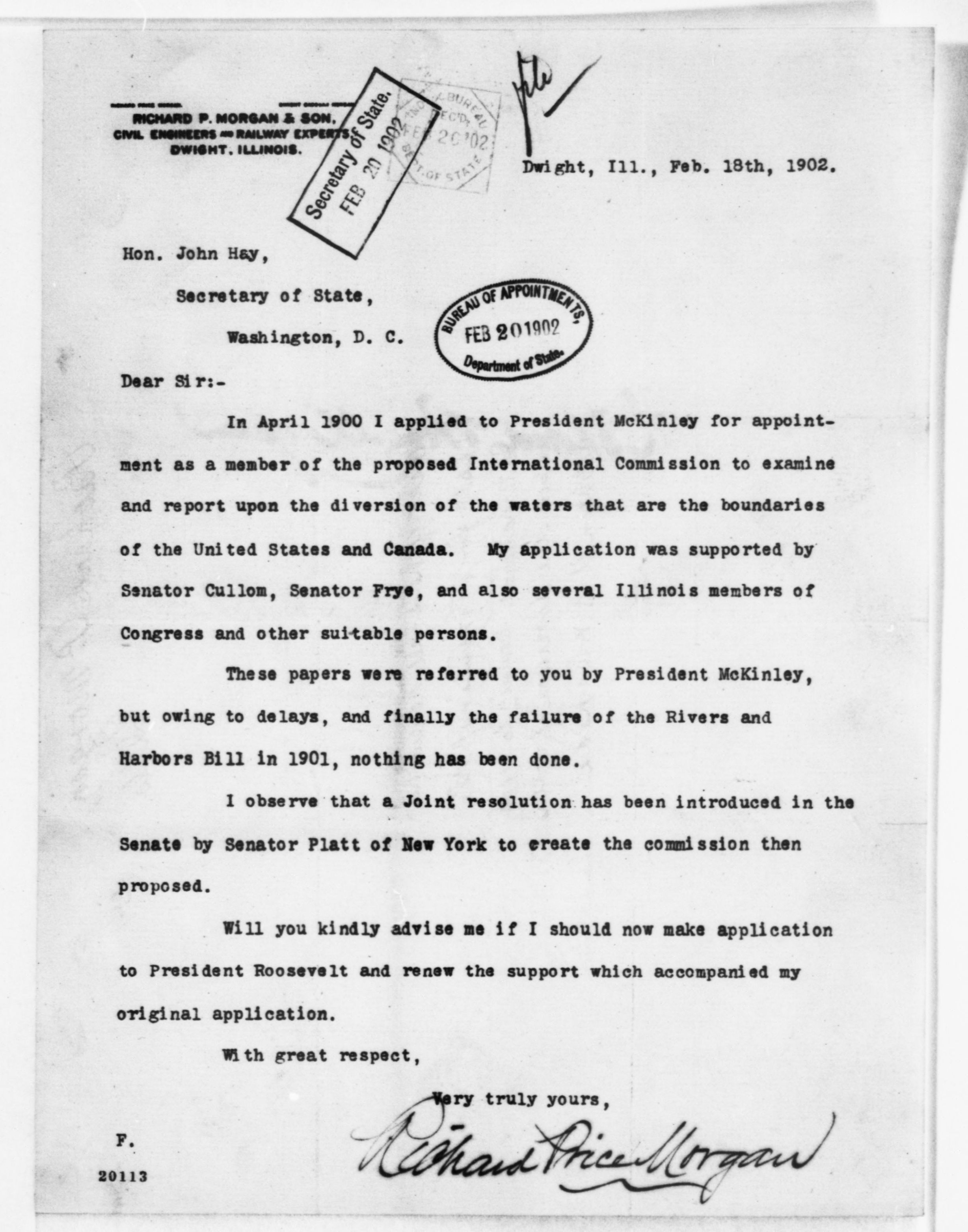 Scanned image of the current content page