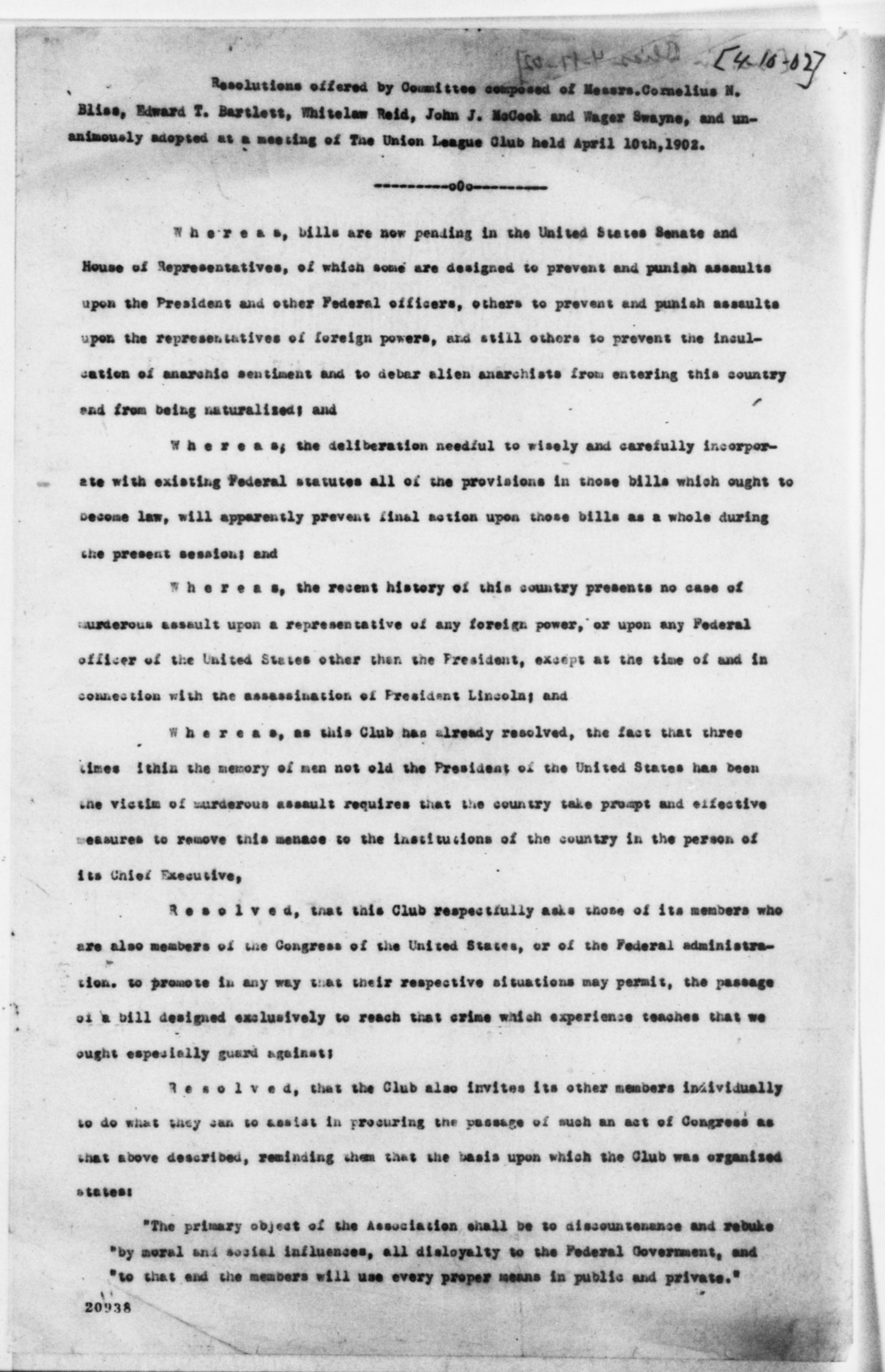 Scanned image of the current content page