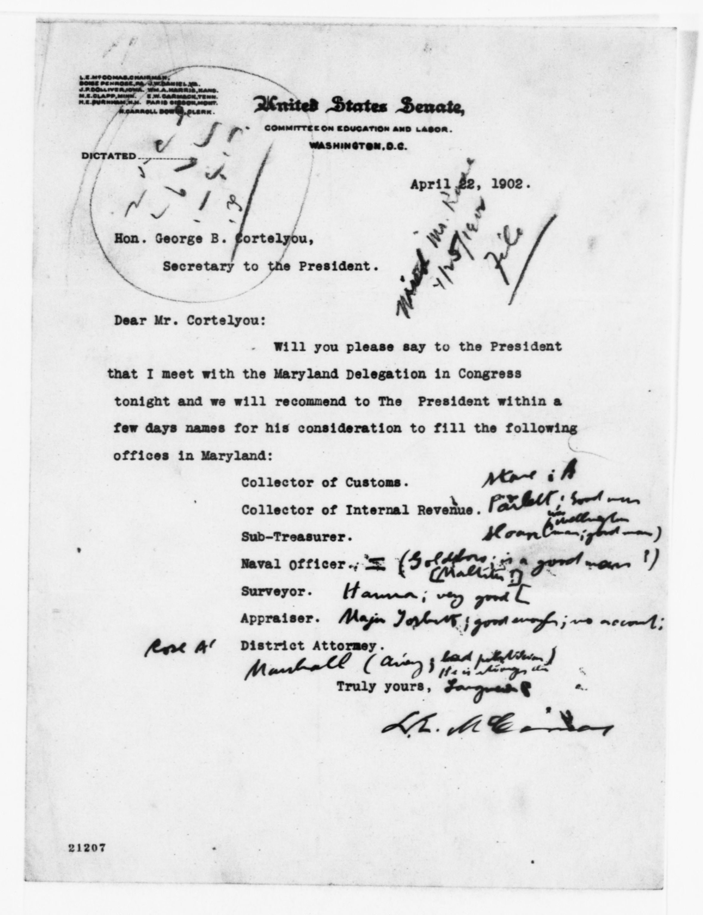 Scanned image of the current content page