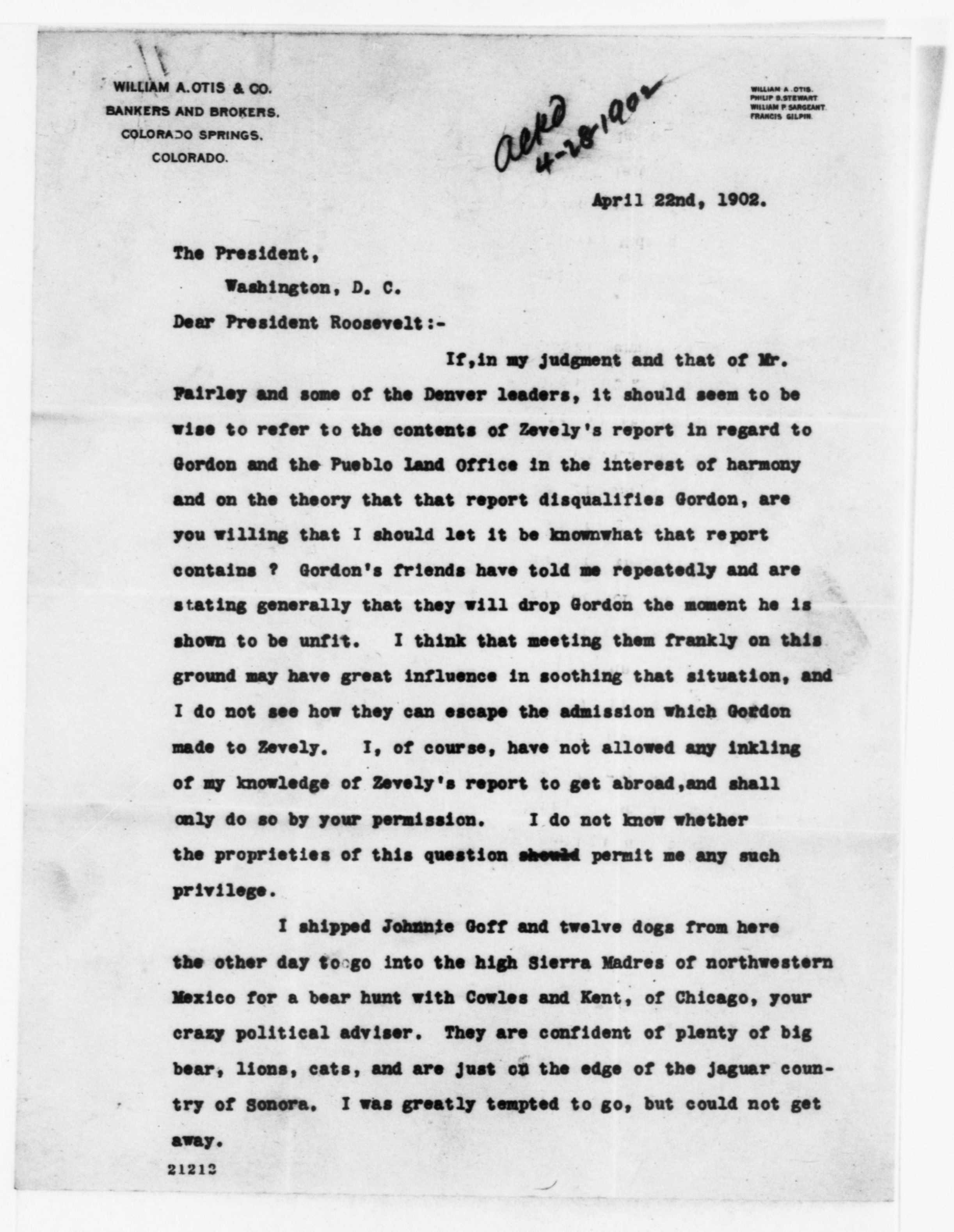 Scanned image of the current content page