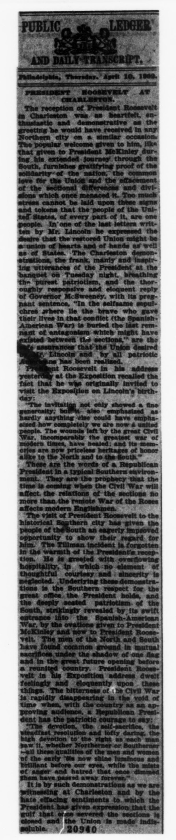 Scanned image of the current content page