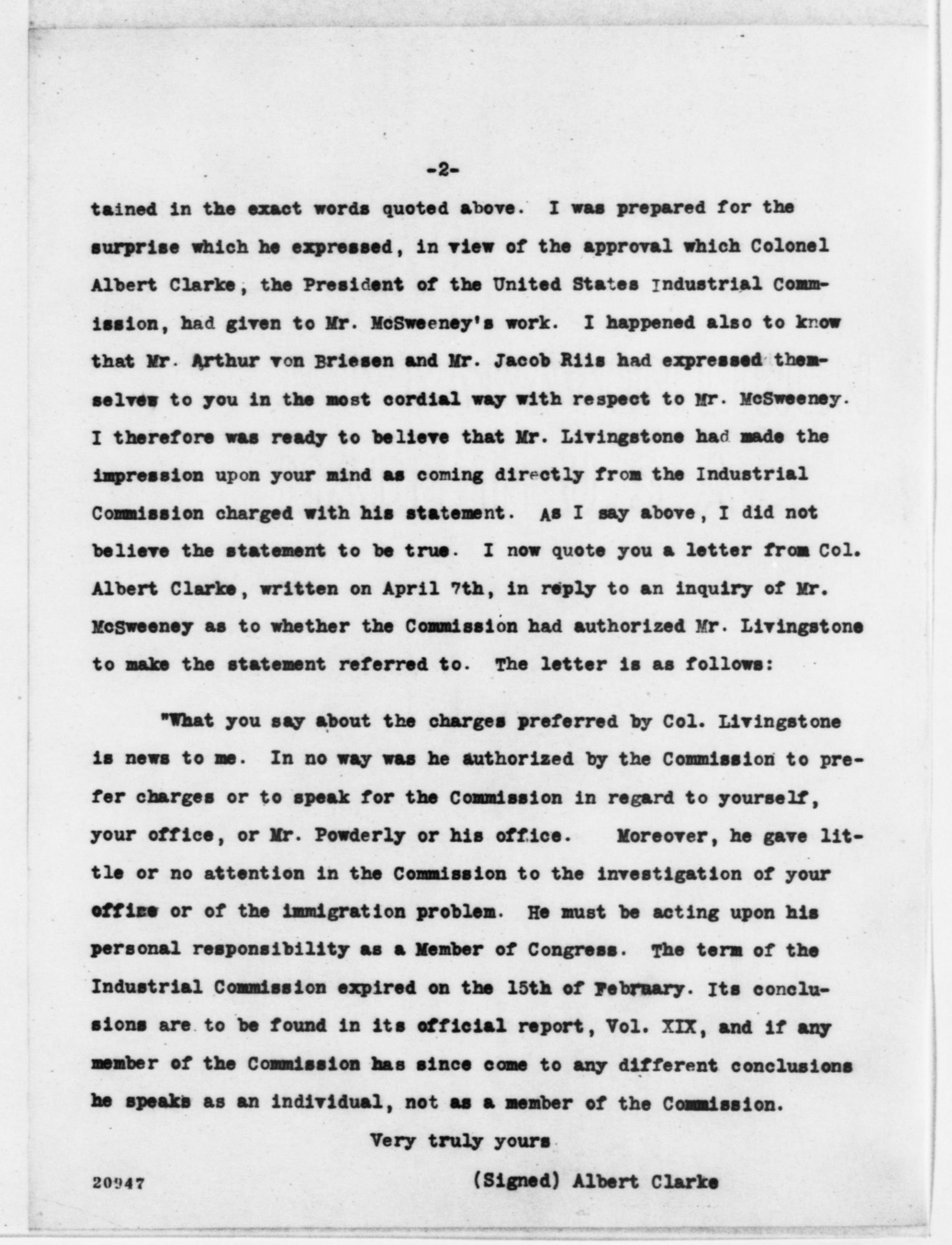 Scanned image of the current content page