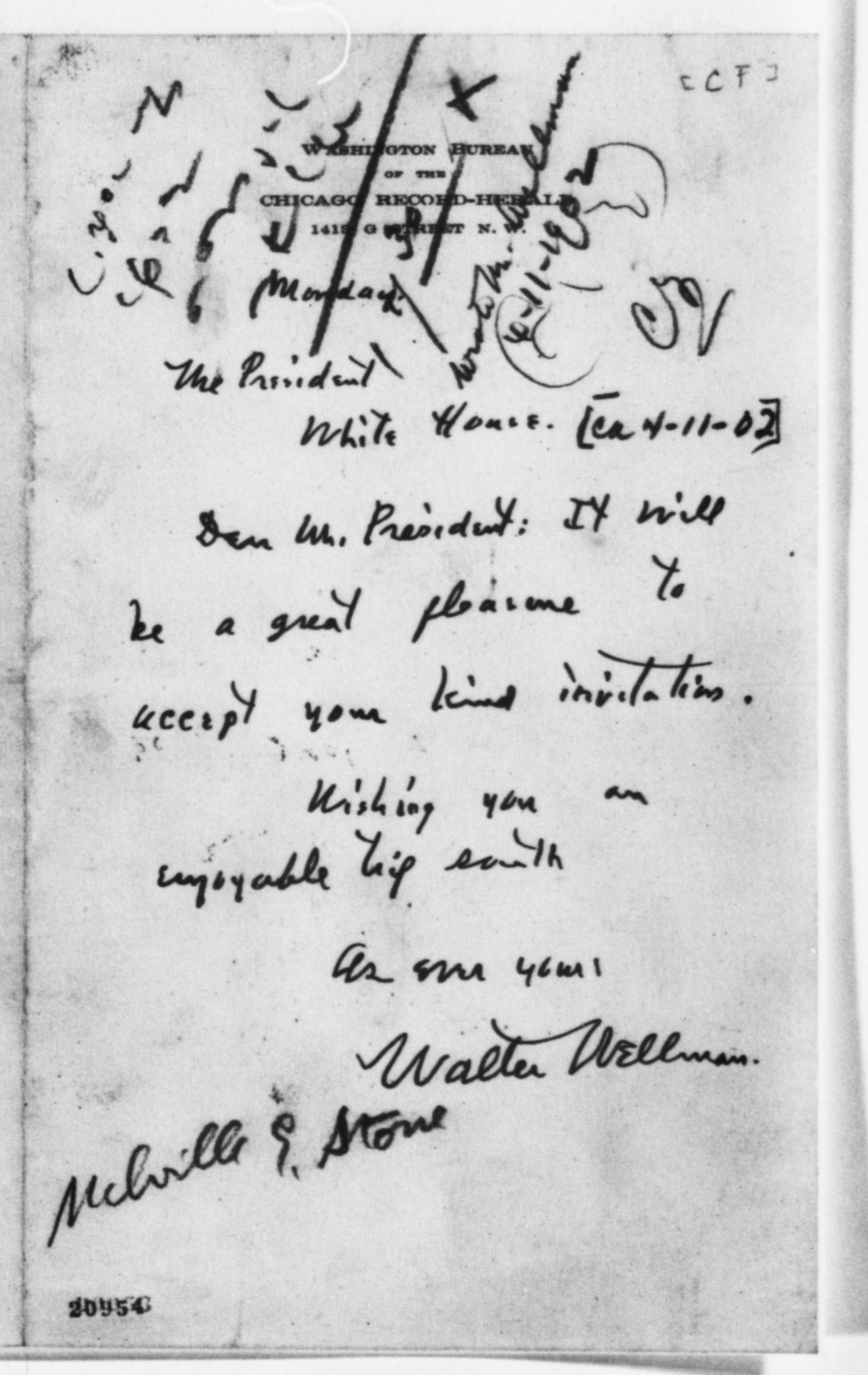 Scanned image of the current content page