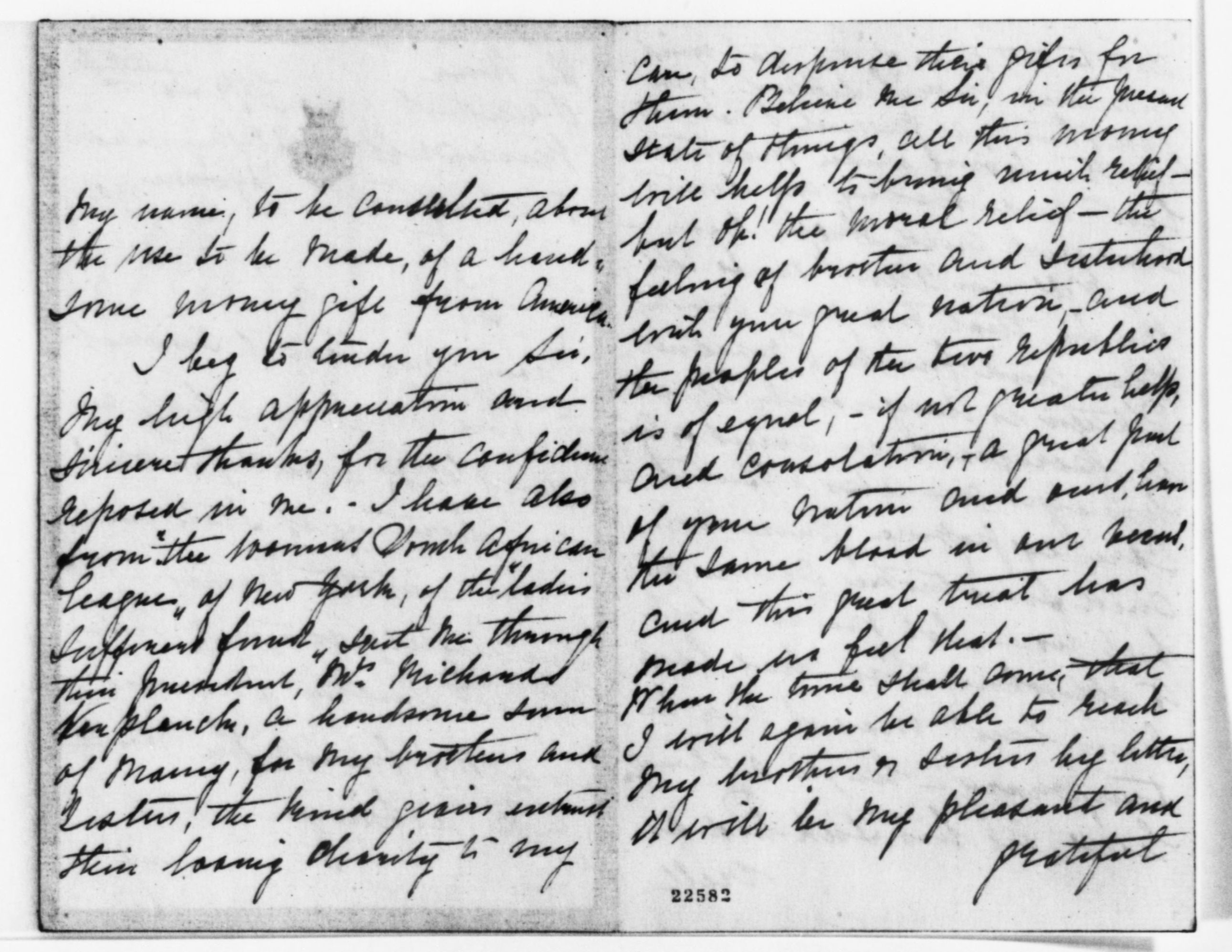 Scanned image of the current content page