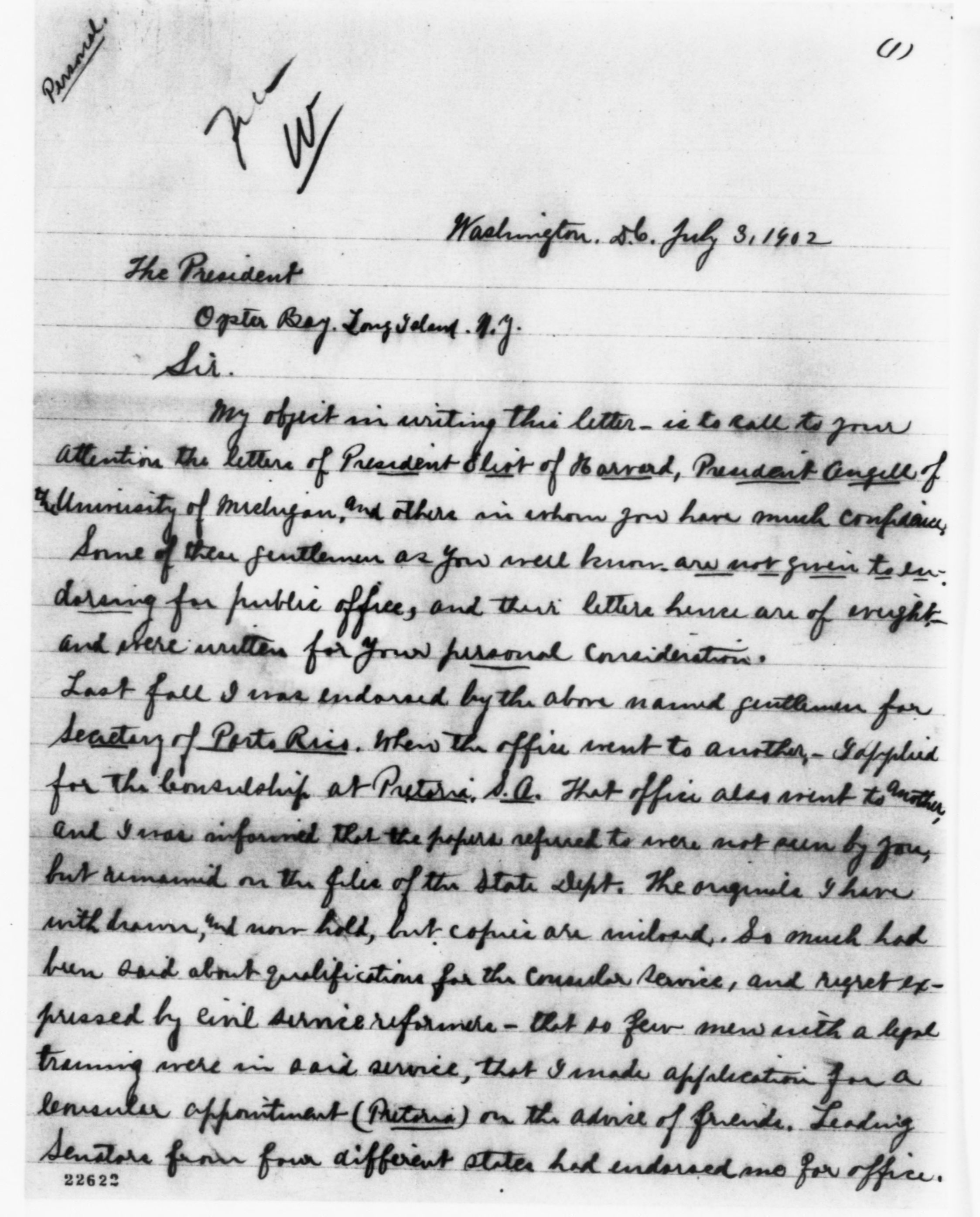 Scanned image of the current content page