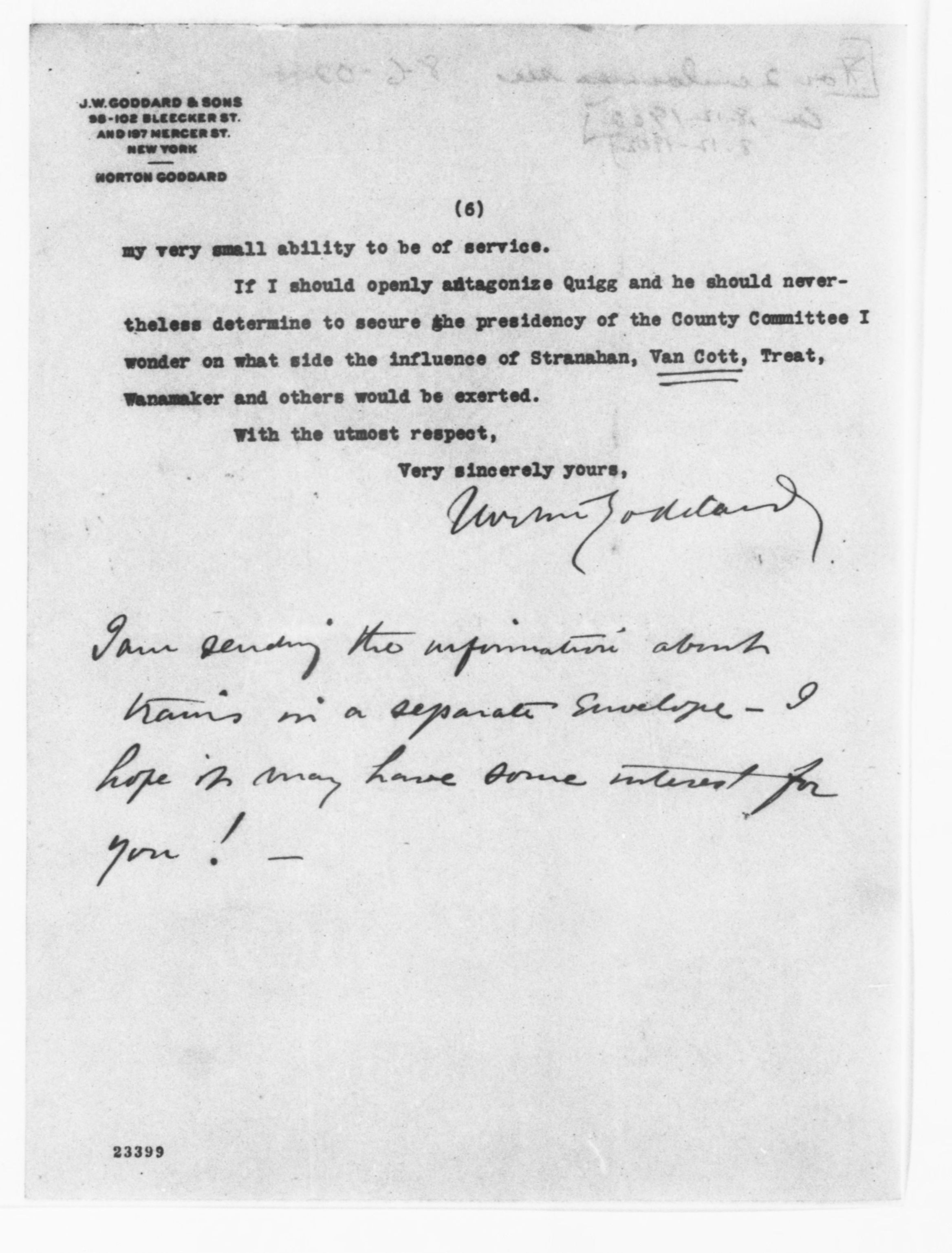 Scanned image of the current content page