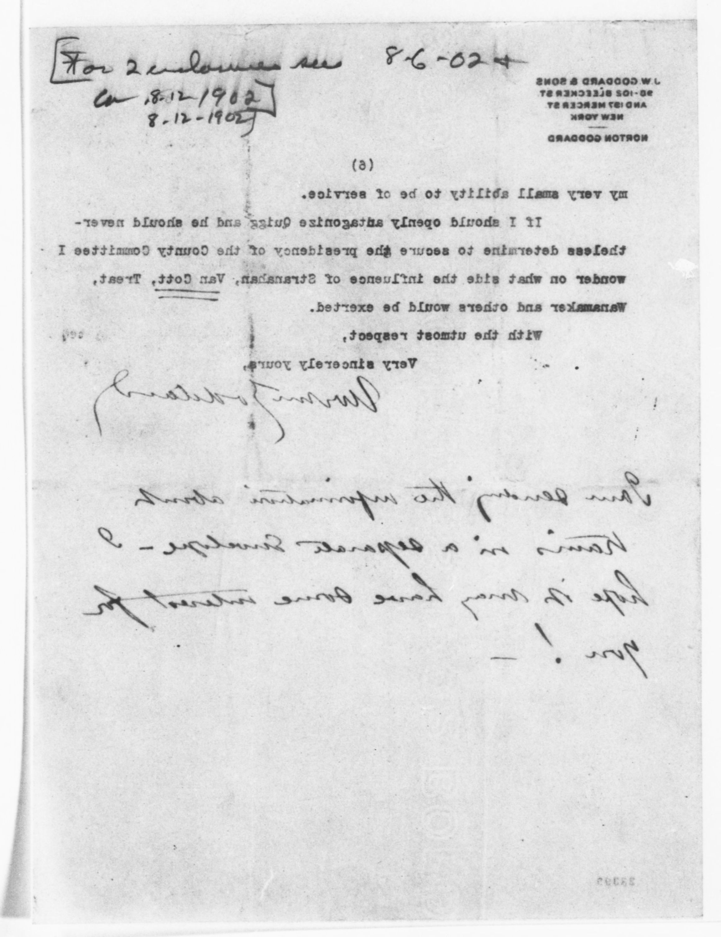 Scanned image of the current content page