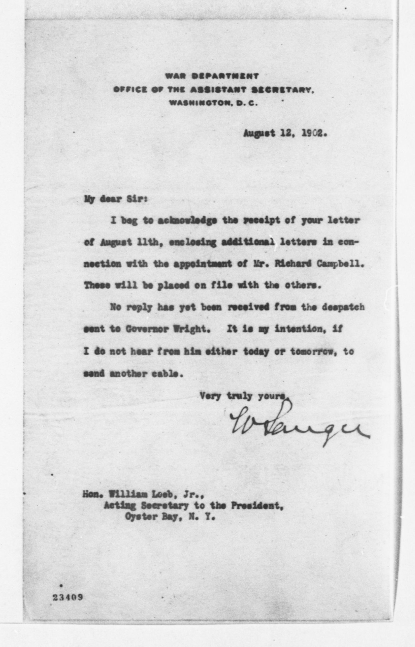 Scanned image of the current content page