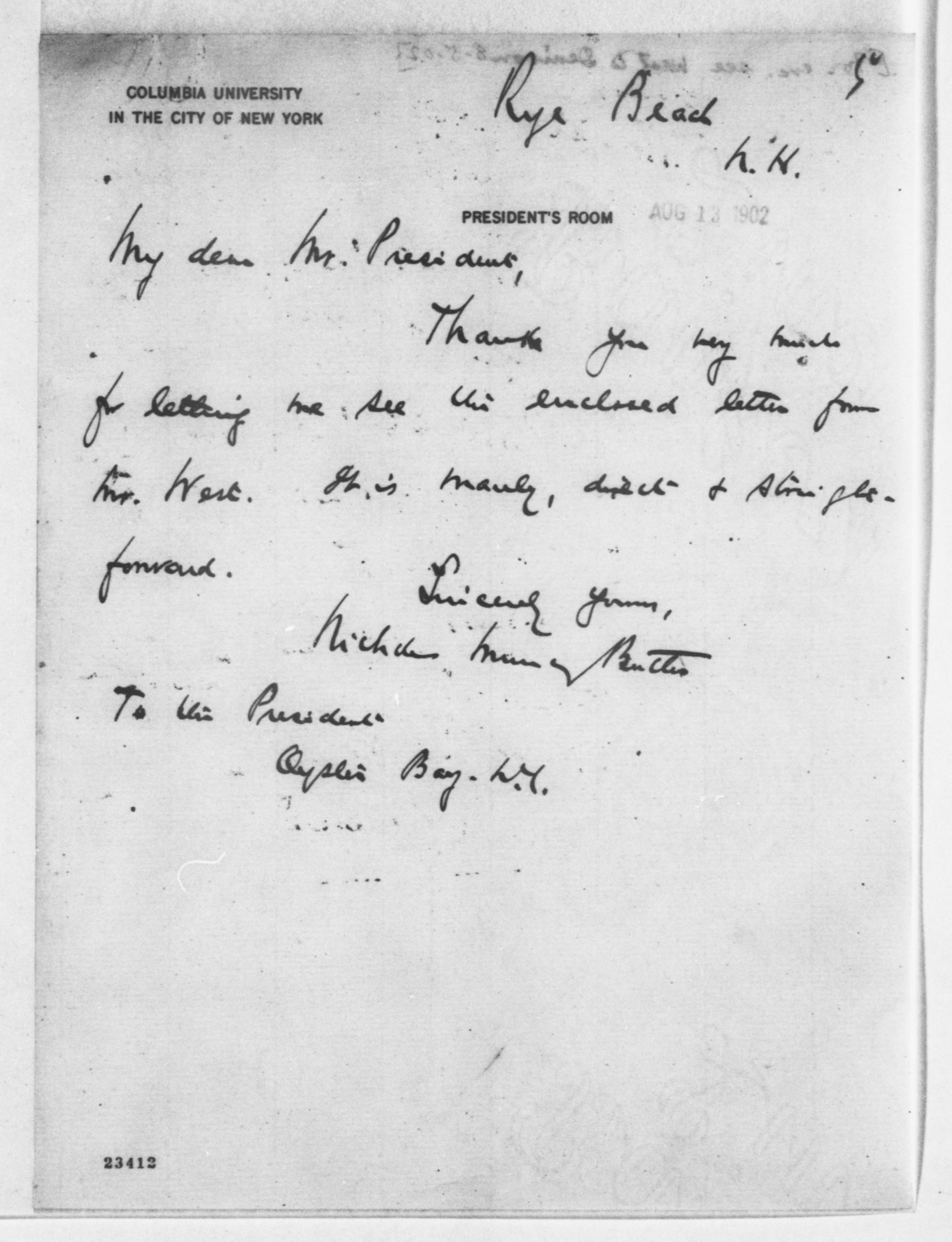 Scanned image of the current content page