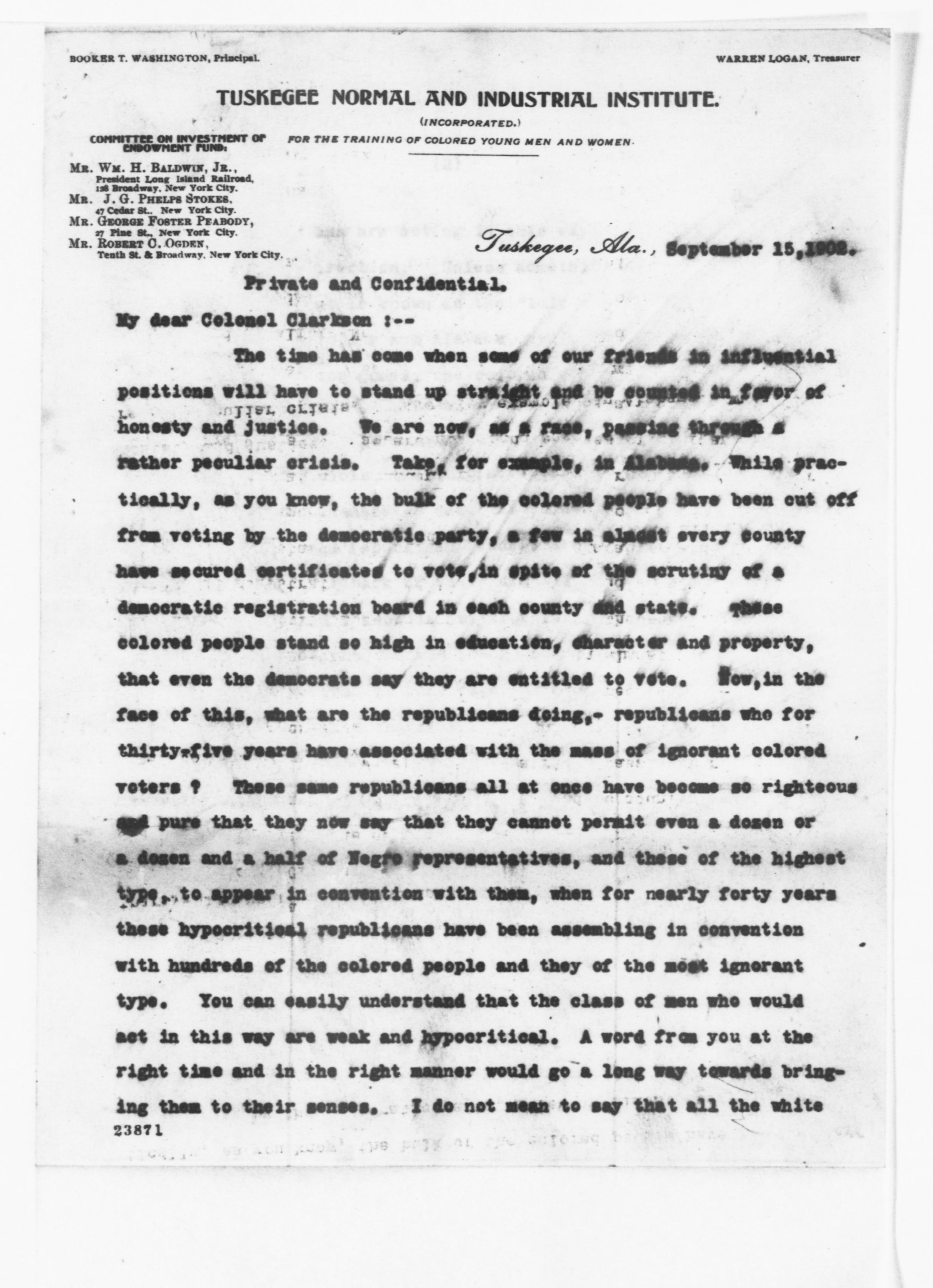 Scanned image of the current content page