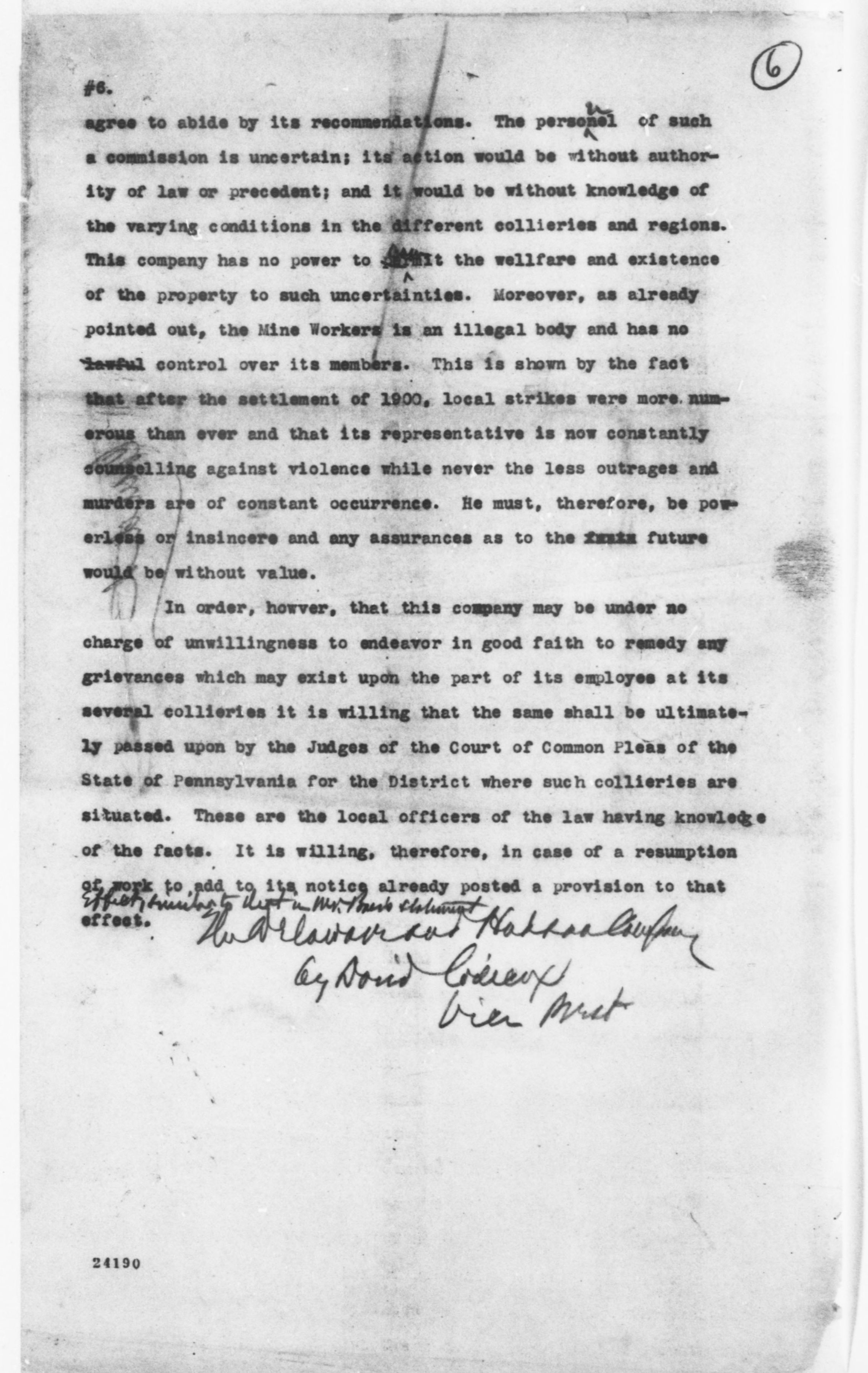 Scanned image of the current content page