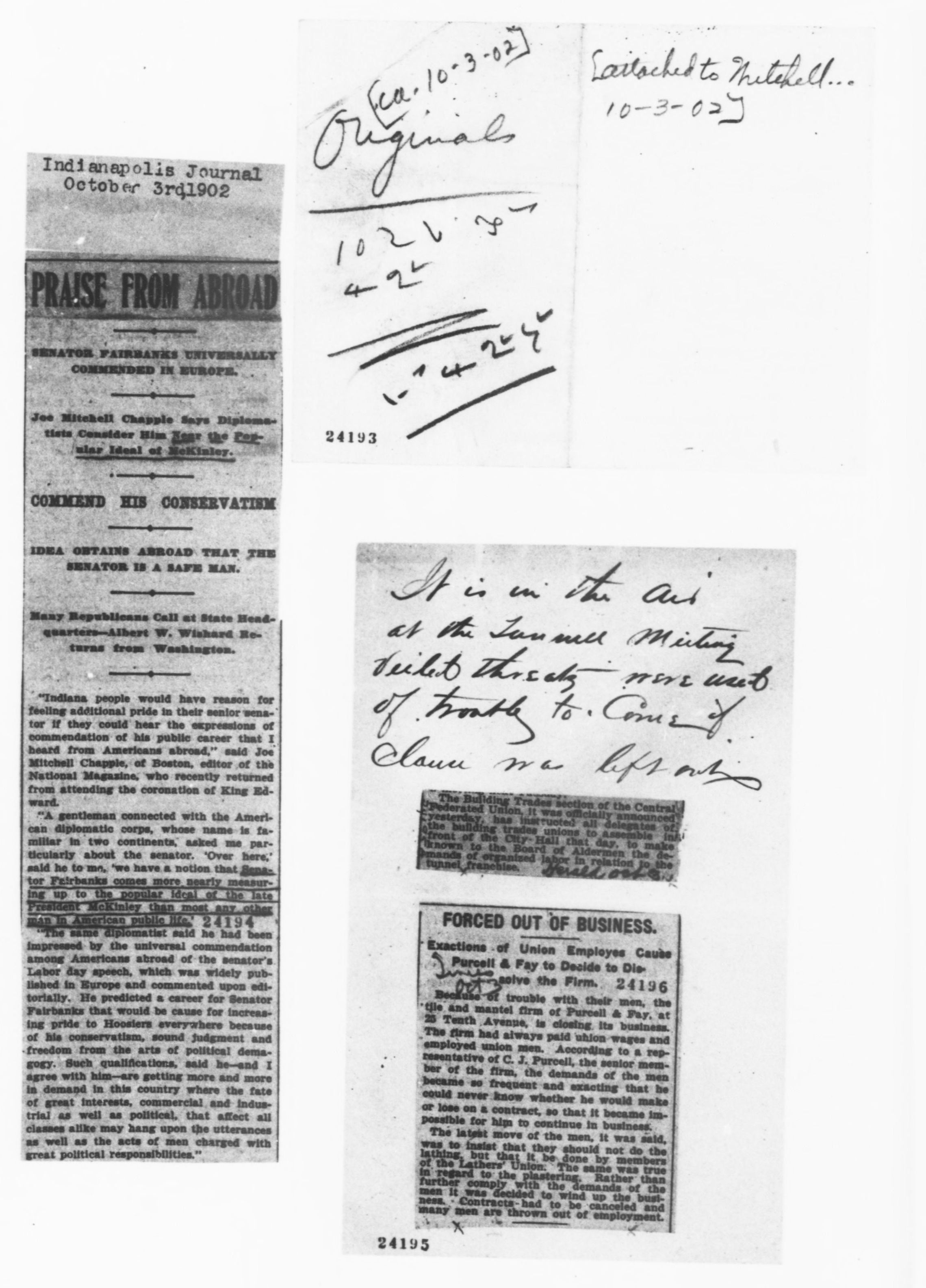 Scanned image of the current content page