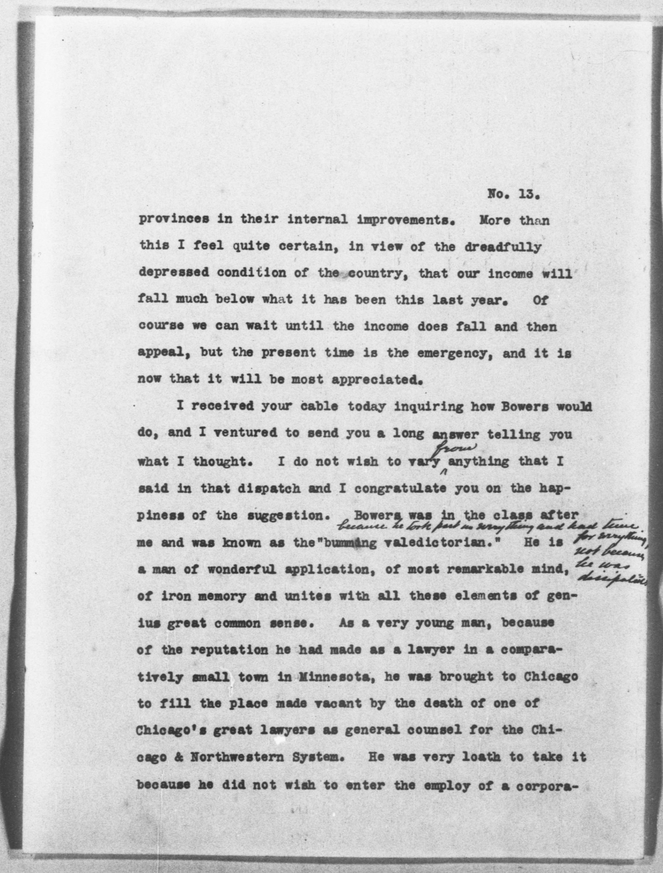 Scanned image of the current content page