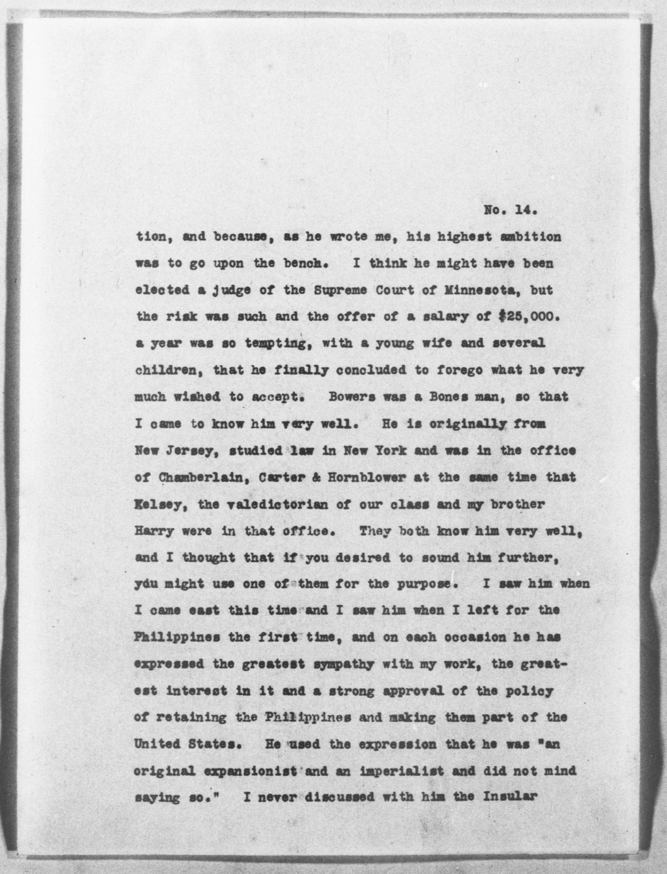 Scanned image of the current content page