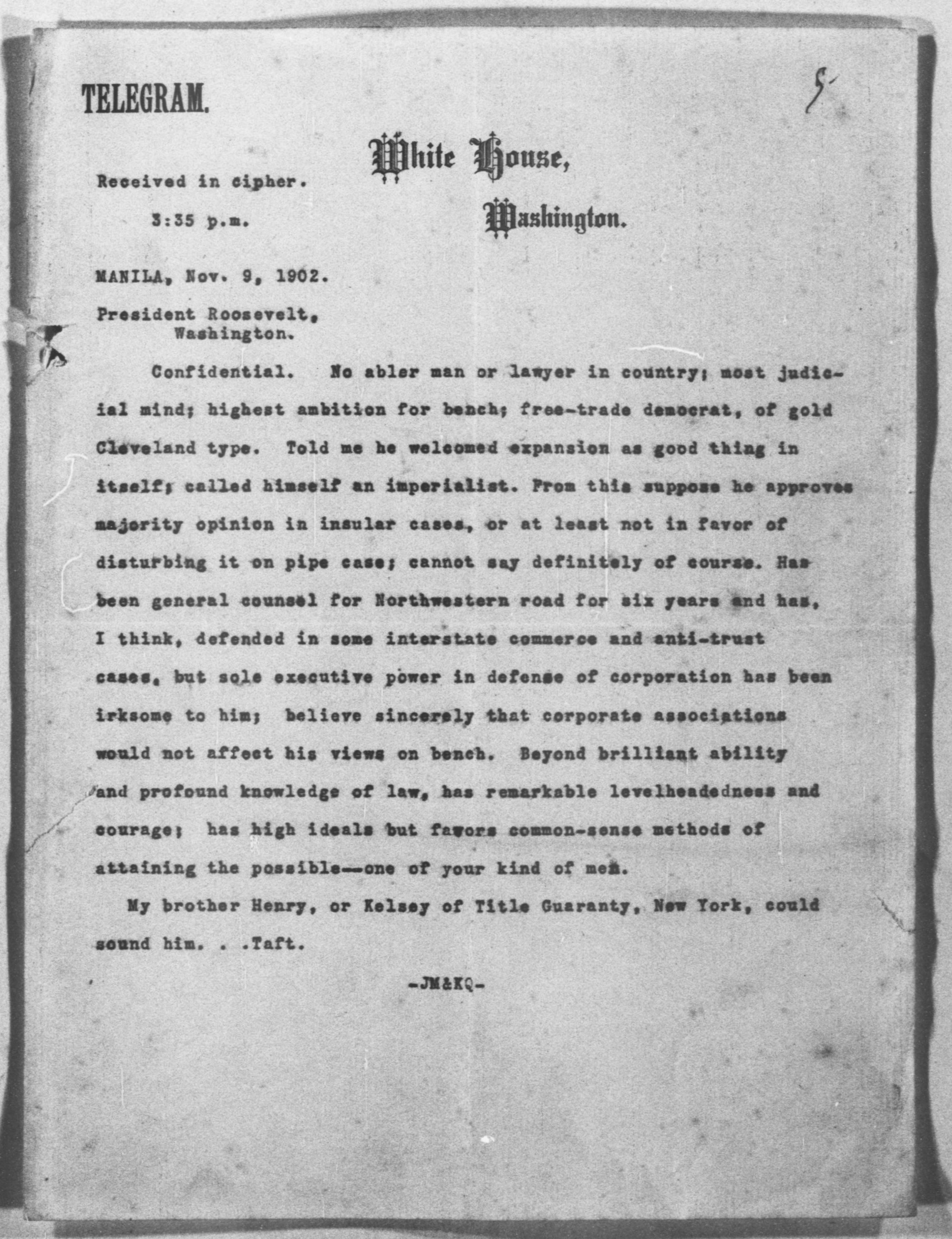 Scanned image of the current content page