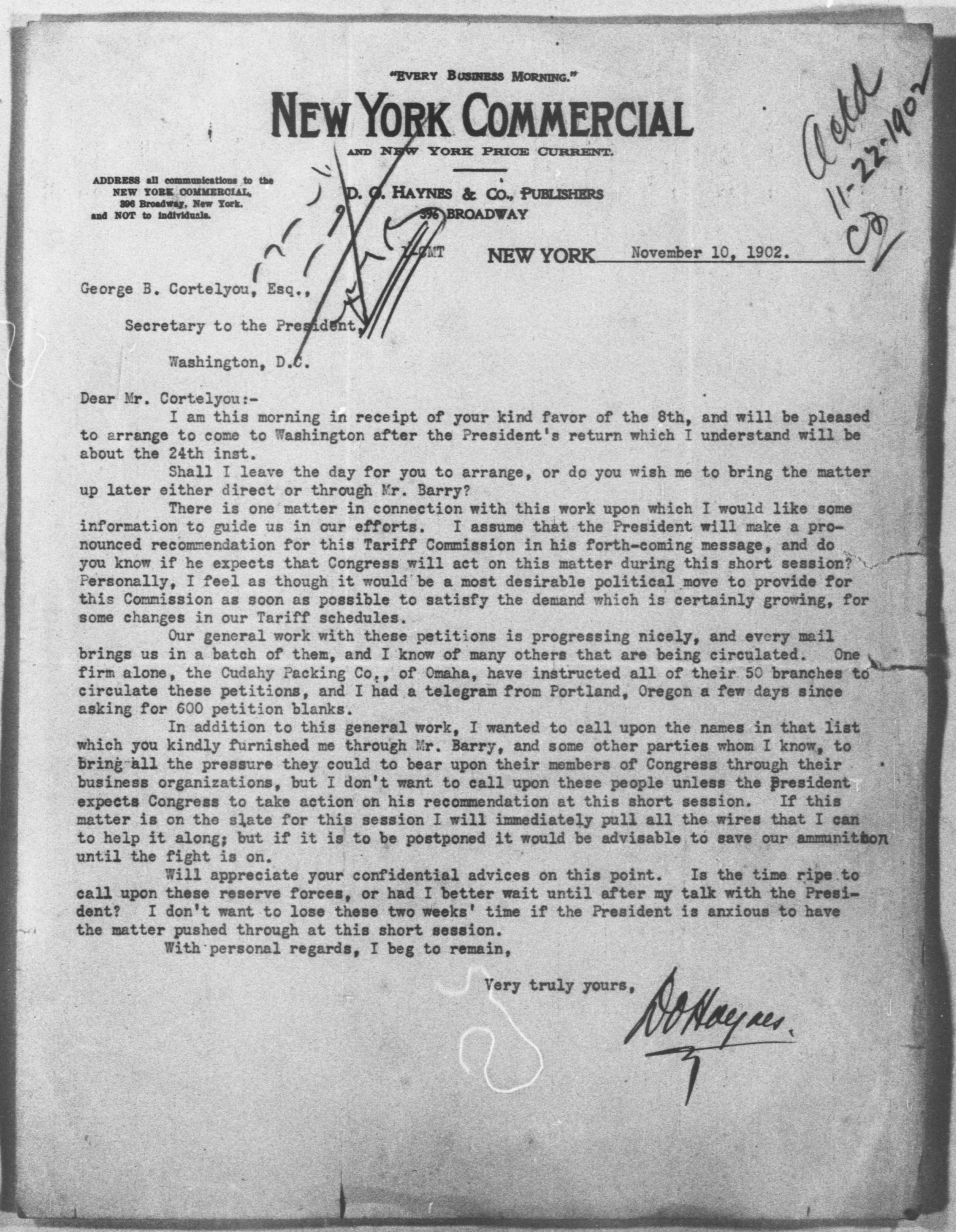 Scanned image of the current content page