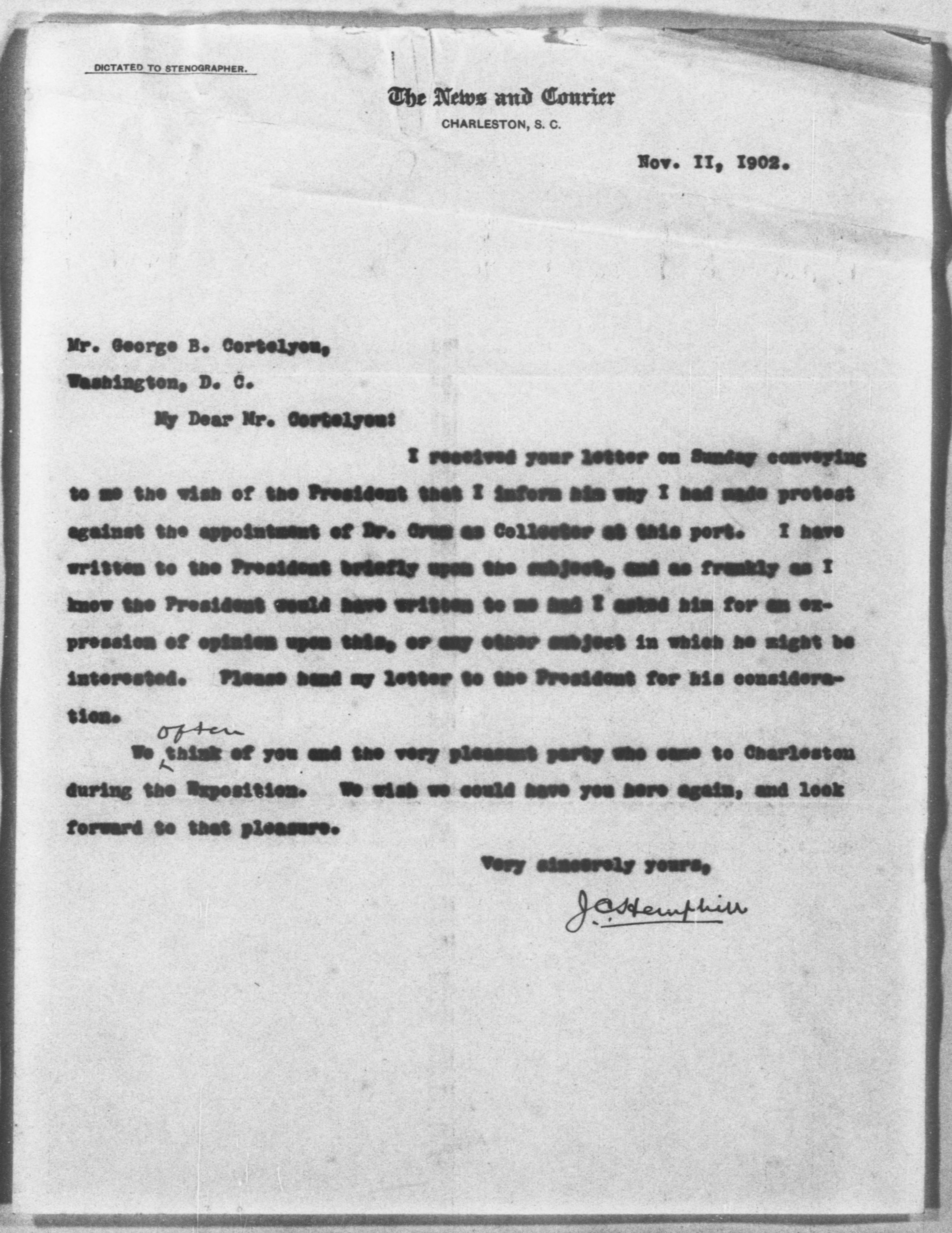 Scanned image of the current content page