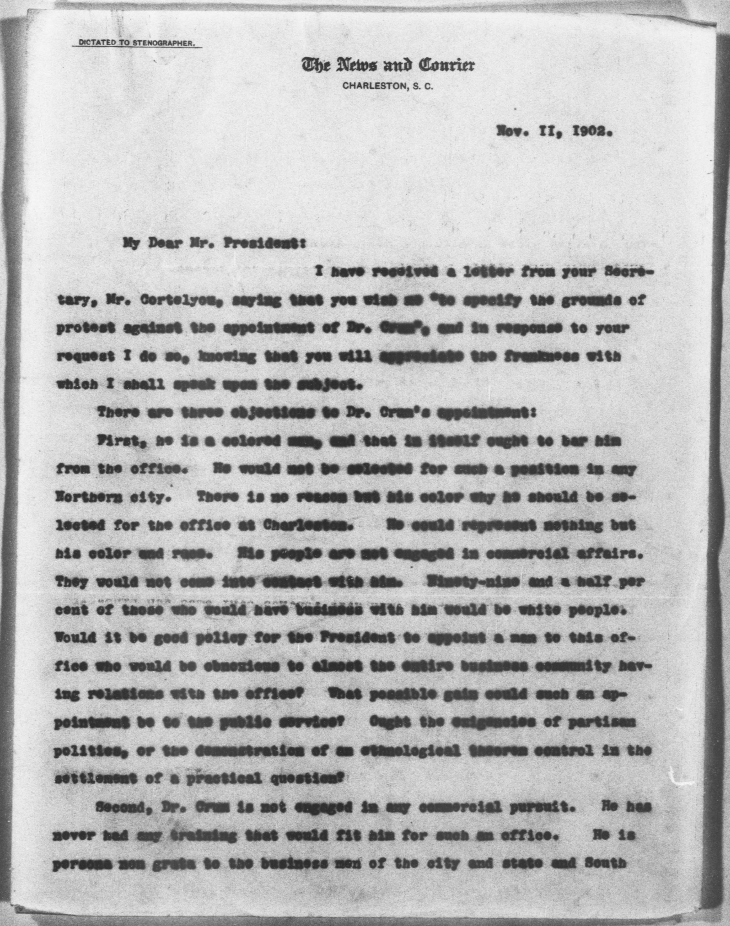 Scanned image of the current content page