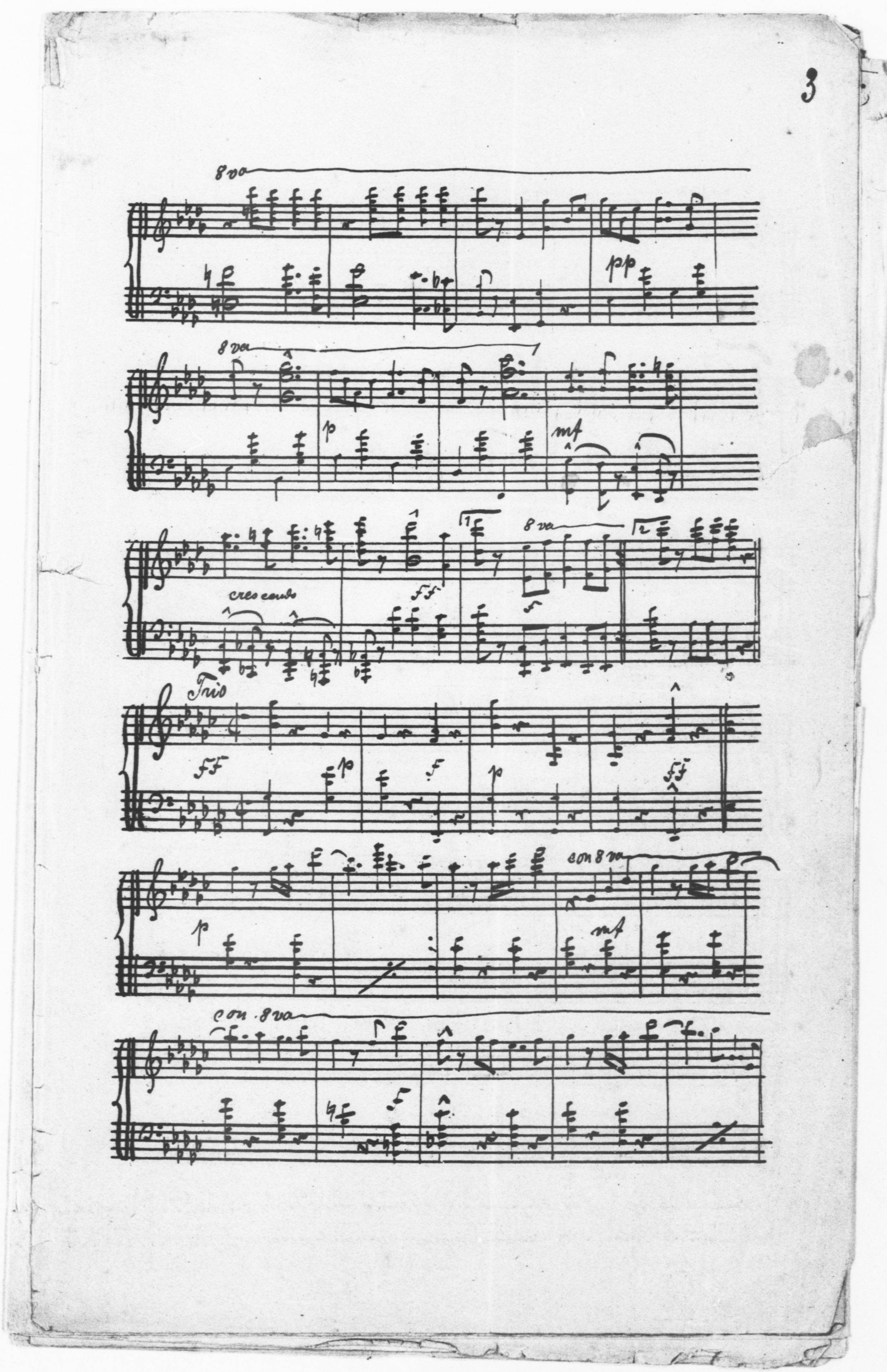 Scanned image of the current content page